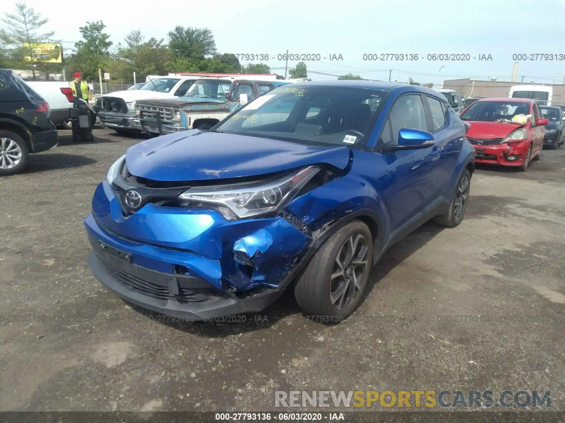 6 Фотография поврежденного автомобиля NMTKHMBX2KR075008 TOYOTA C-HR 2019