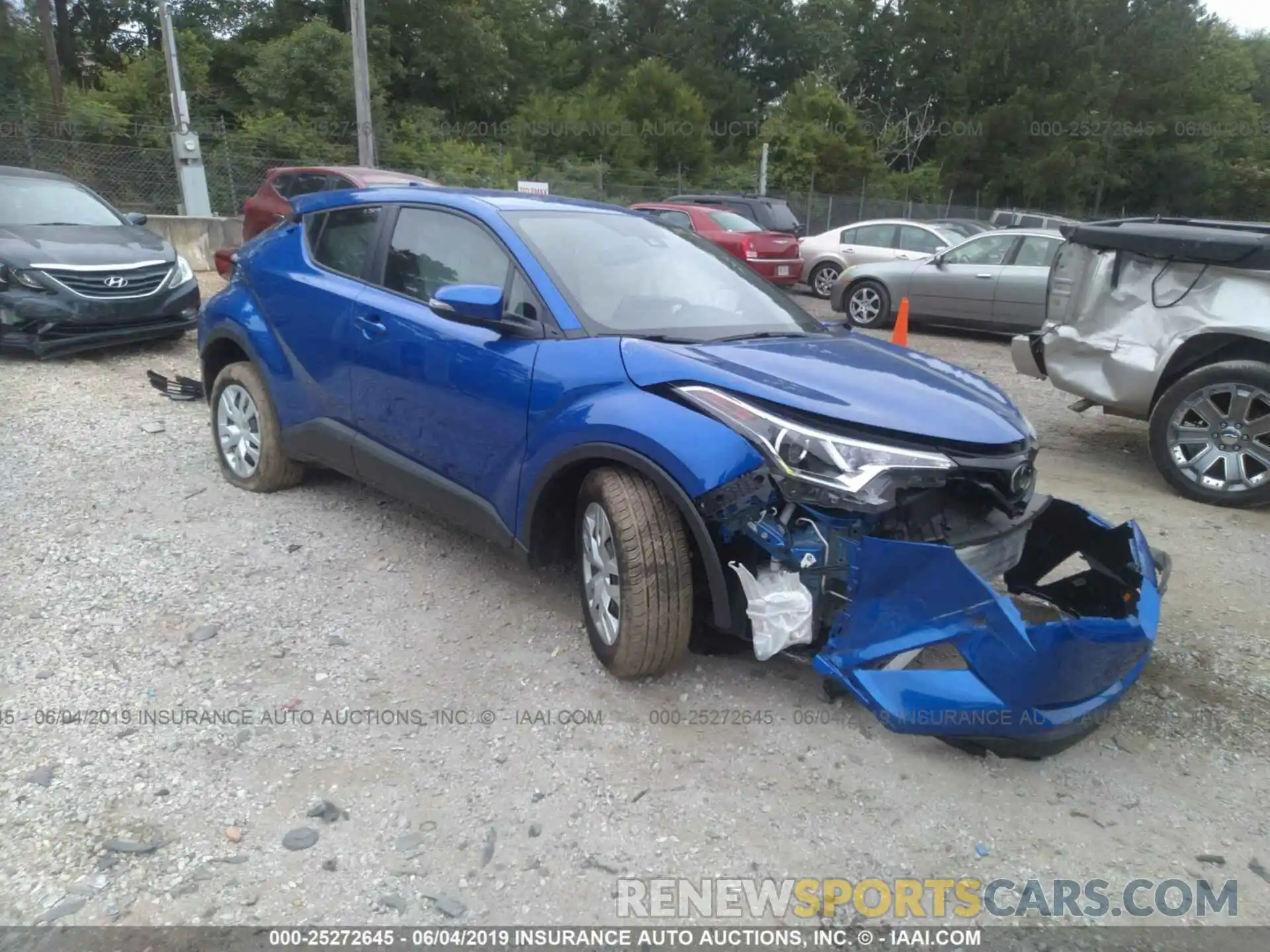 1 Photograph of a damaged car NMTKHMBX2KR075204 TOYOTA C-HR 2019