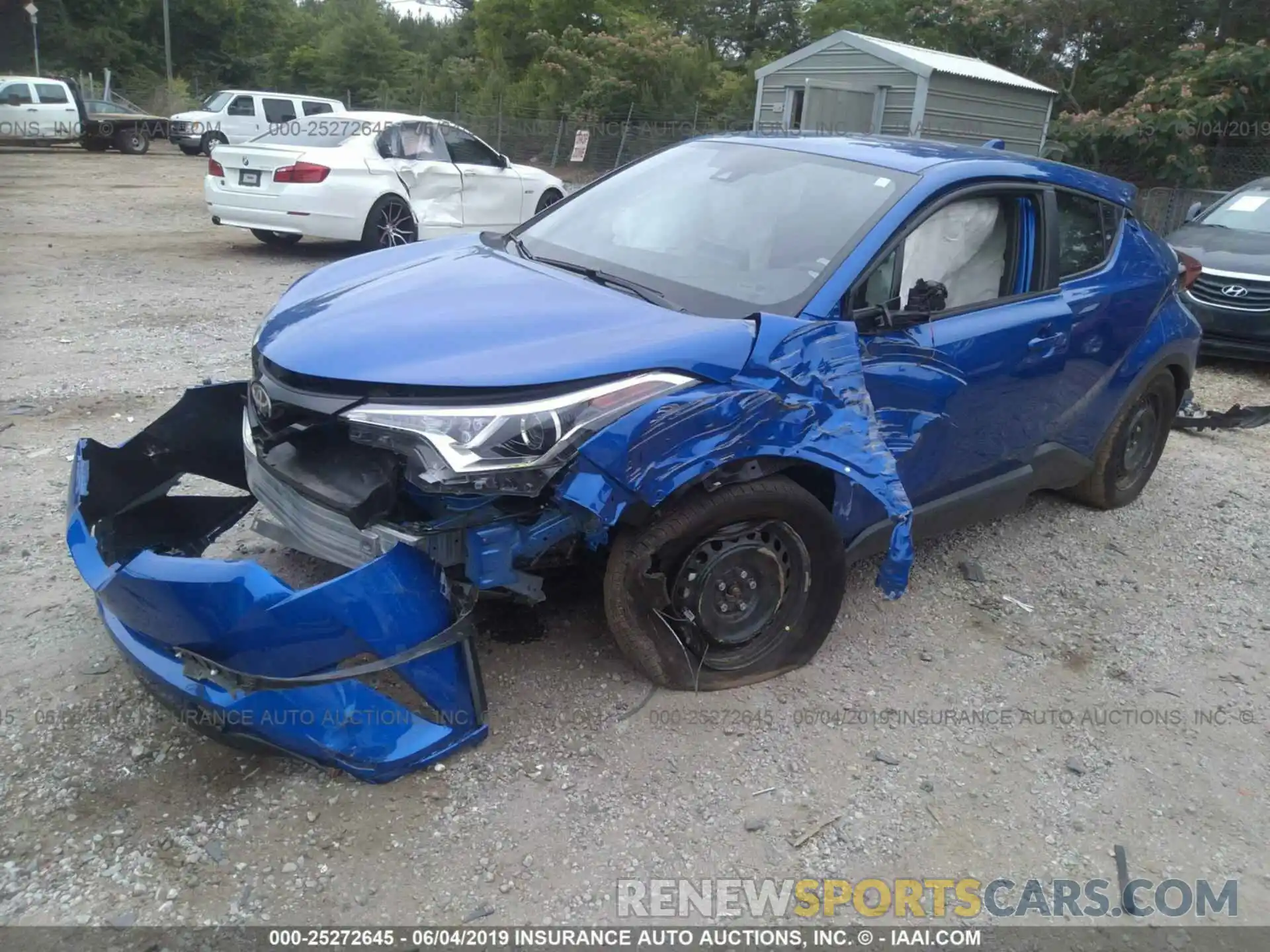 2 Photograph of a damaged car NMTKHMBX2KR075204 TOYOTA C-HR 2019