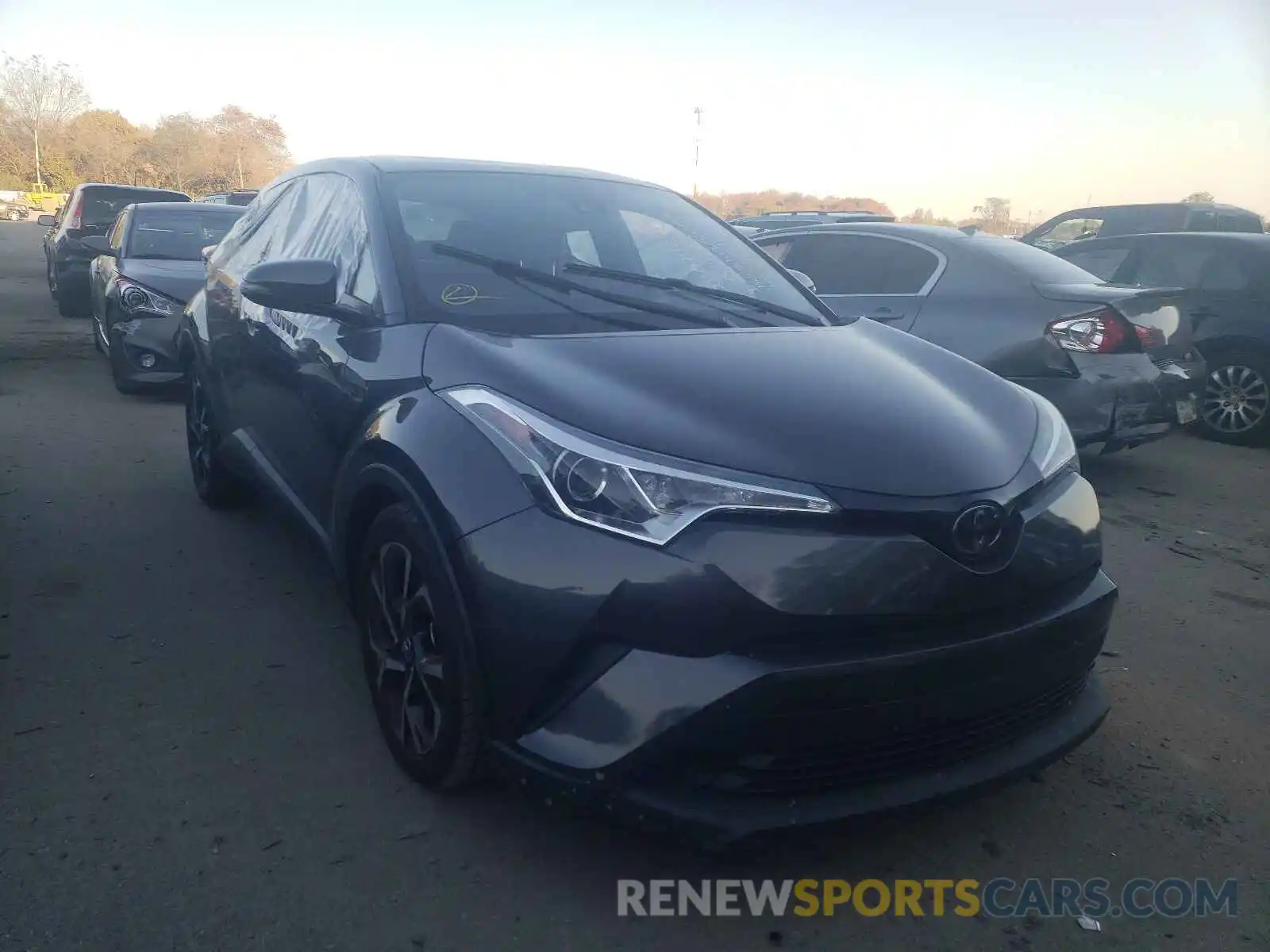 1 Photograph of a damaged car NMTKHMBX2KR076160 TOYOTA C-HR 2019