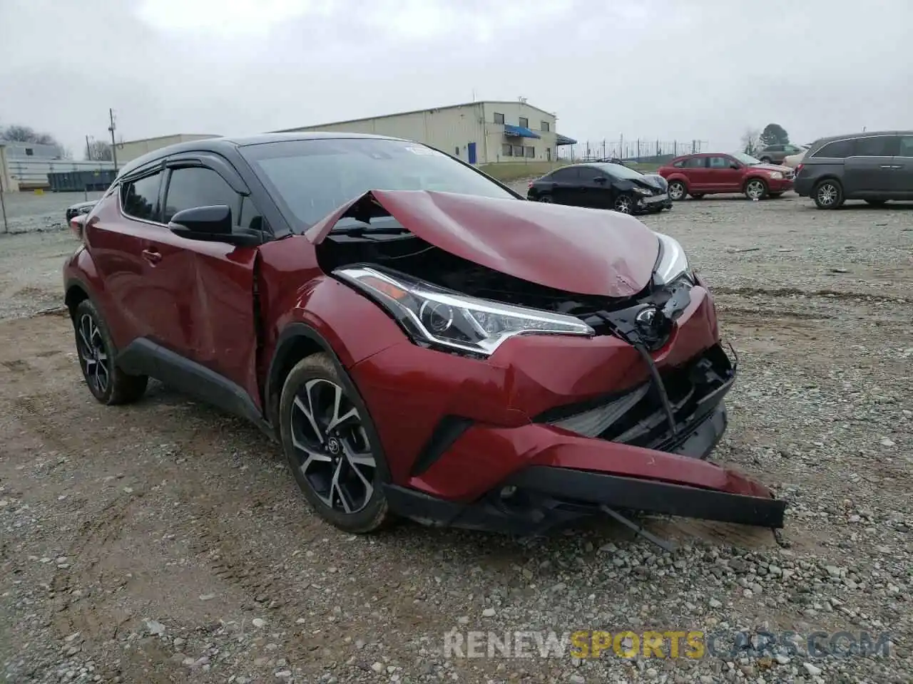 1 Photograph of a damaged car NMTKHMBX2KR076871 TOYOTA C-HR 2019