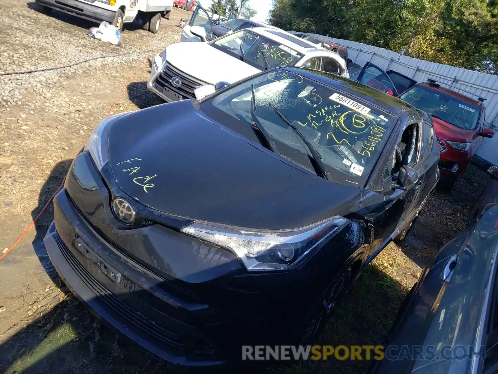 2 Photograph of a damaged car NMTKHMBX2KR076952 TOYOTA C-HR 2019