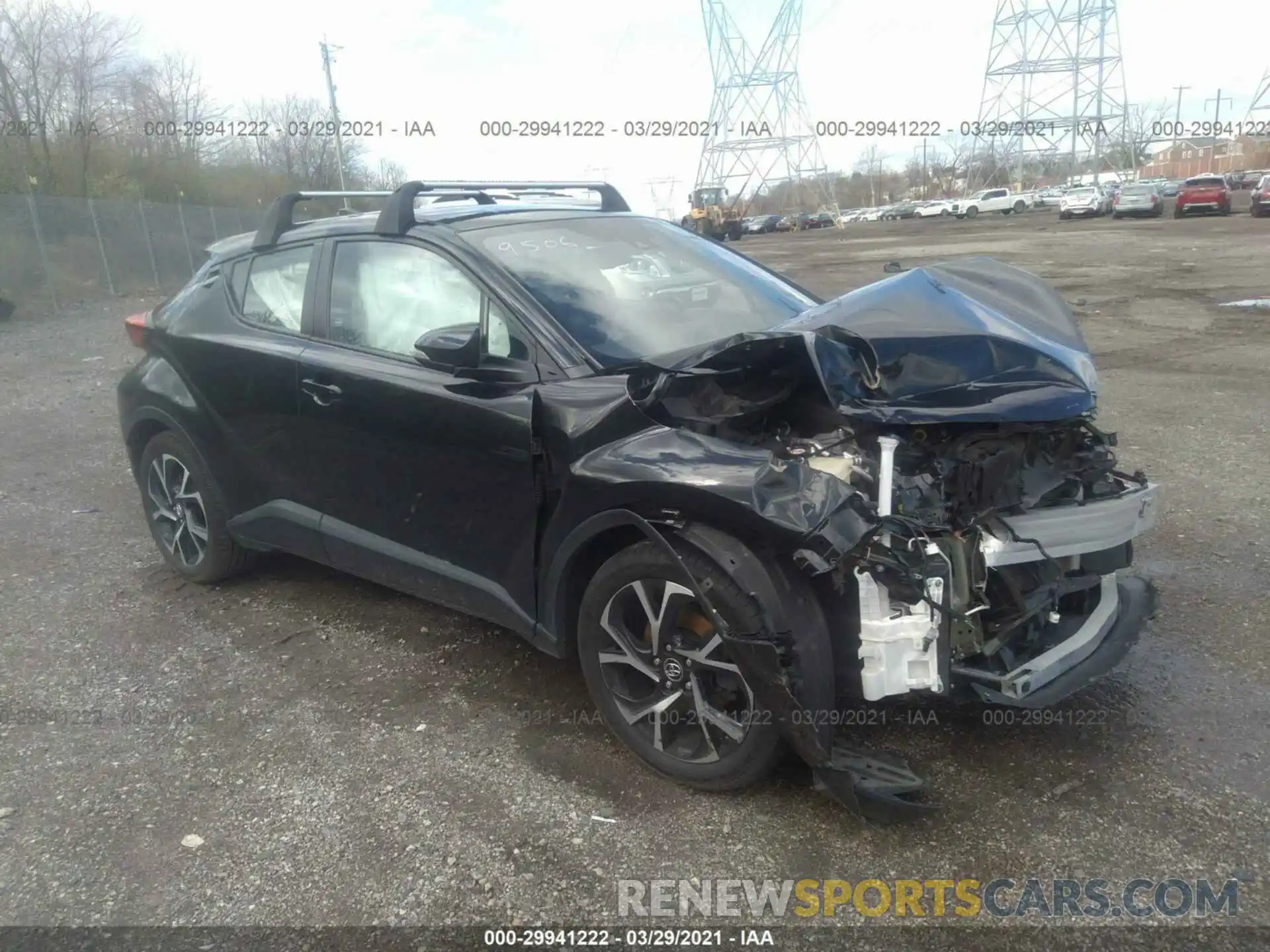 1 Photograph of a damaged car NMTKHMBX2KR077079 TOYOTA C-HR 2019