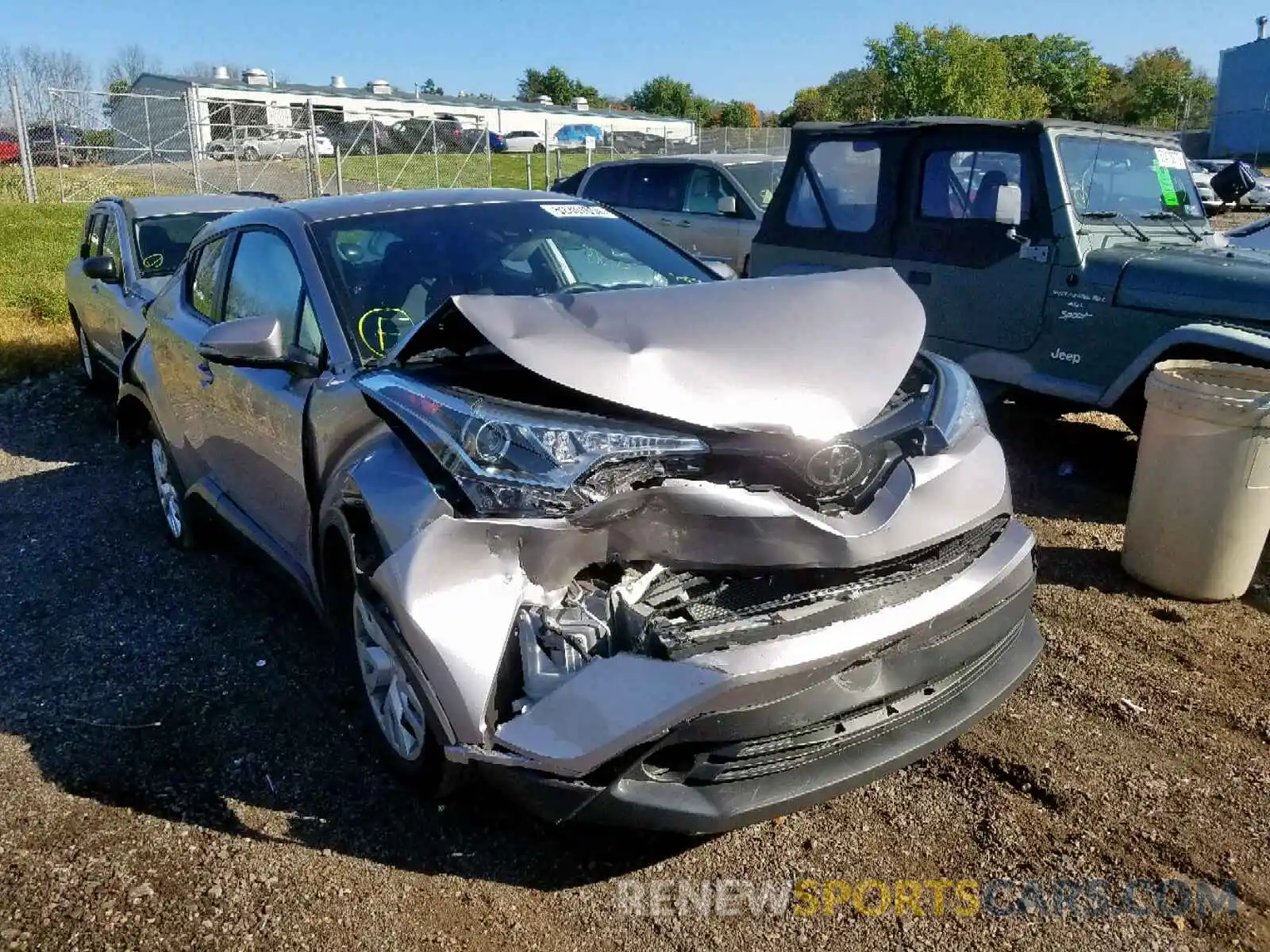 1 Photograph of a damaged car NMTKHMBX2KR077163 TOYOTA C-HR 2019