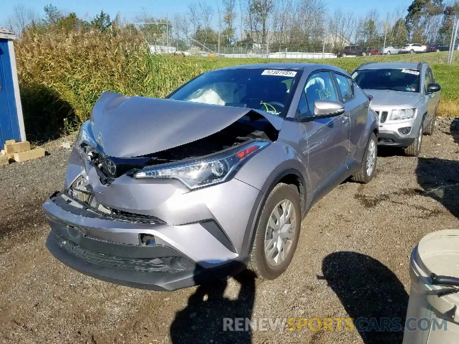 2 Фотография поврежденного автомобиля NMTKHMBX2KR077163 TOYOTA C-HR 2019