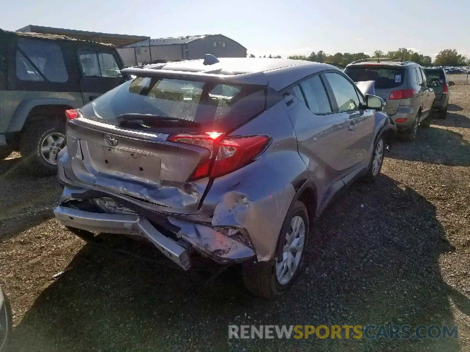 4 Photograph of a damaged car NMTKHMBX2KR077163 TOYOTA C-HR 2019