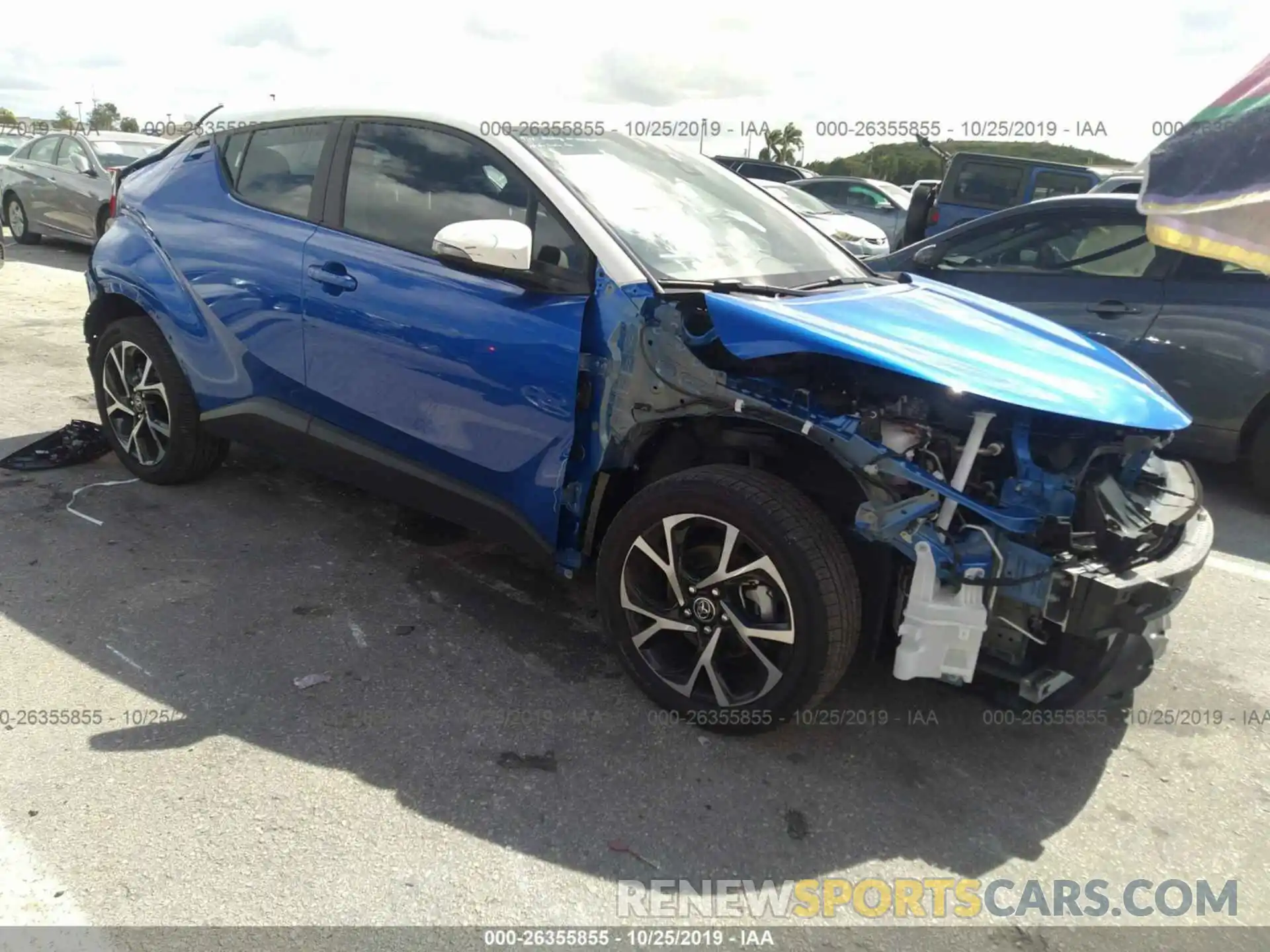 1 Photograph of a damaged car NMTKHMBX2KR078801 TOYOTA C-HR 2019