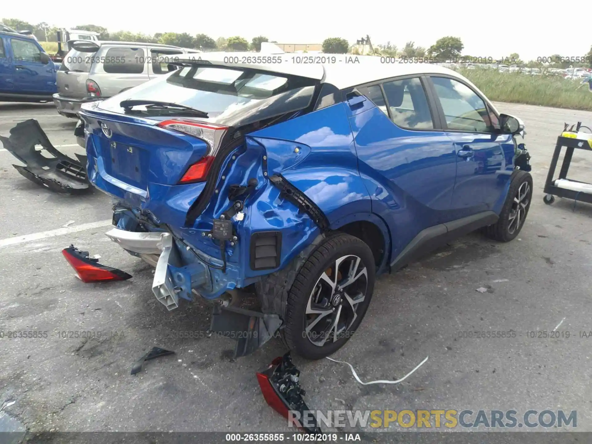 4 Photograph of a damaged car NMTKHMBX2KR078801 TOYOTA C-HR 2019