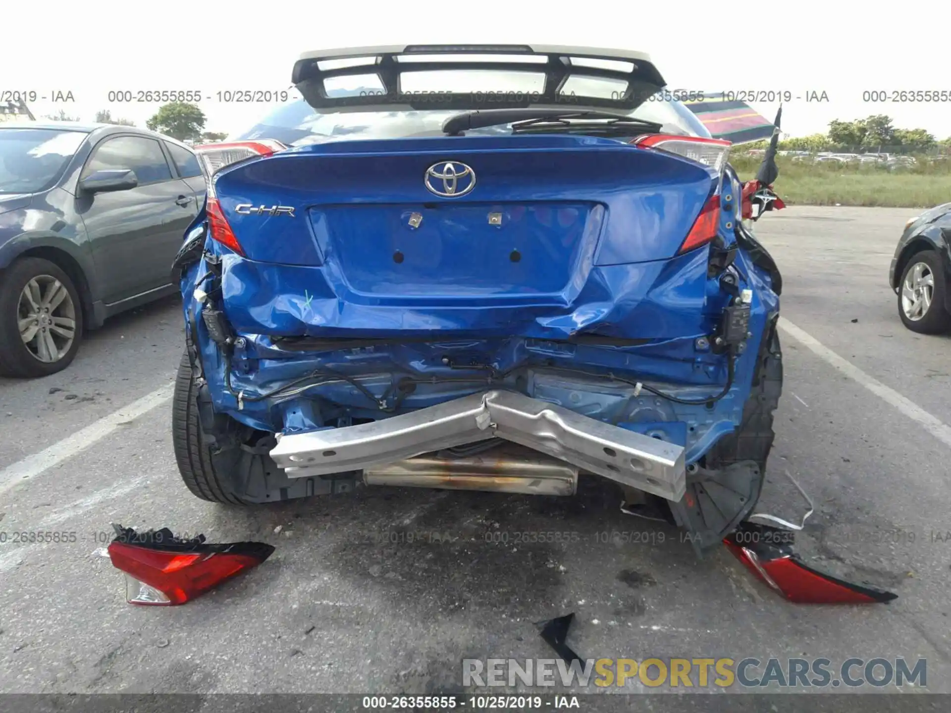 6 Photograph of a damaged car NMTKHMBX2KR078801 TOYOTA C-HR 2019