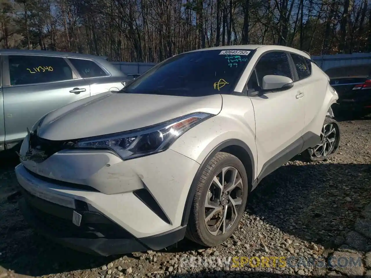 2 Photograph of a damaged car NMTKHMBX2KR079429 TOYOTA C-HR 2019