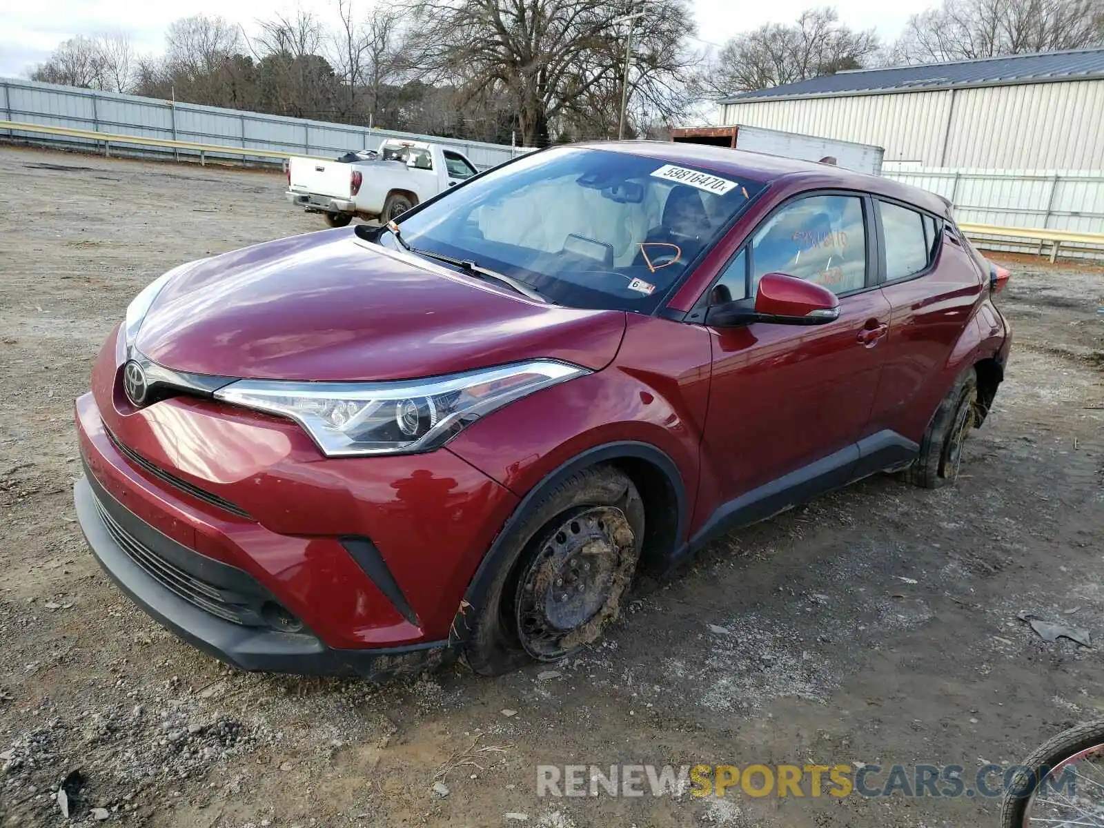 2 Фотография поврежденного автомобиля NMTKHMBX2KR080483 TOYOTA C-HR 2019