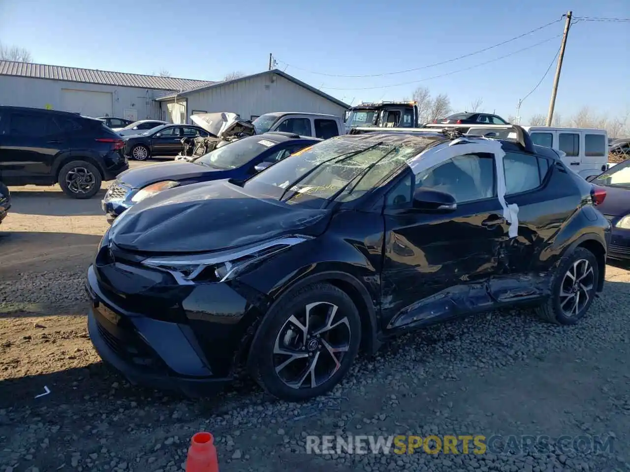 1 Photograph of a damaged car NMTKHMBX2KR080712 TOYOTA C-HR 2019