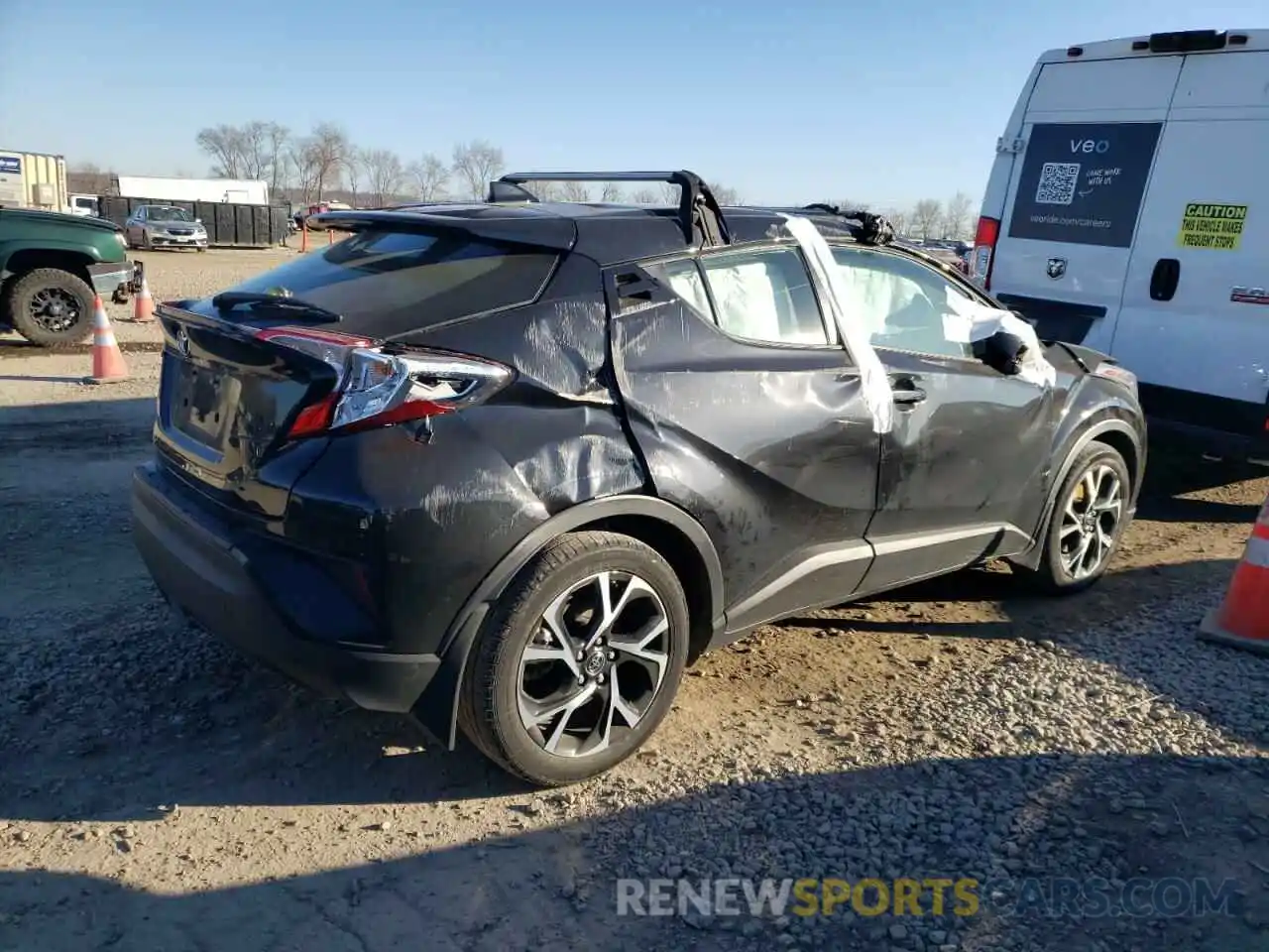 3 Photograph of a damaged car NMTKHMBX2KR080712 TOYOTA C-HR 2019