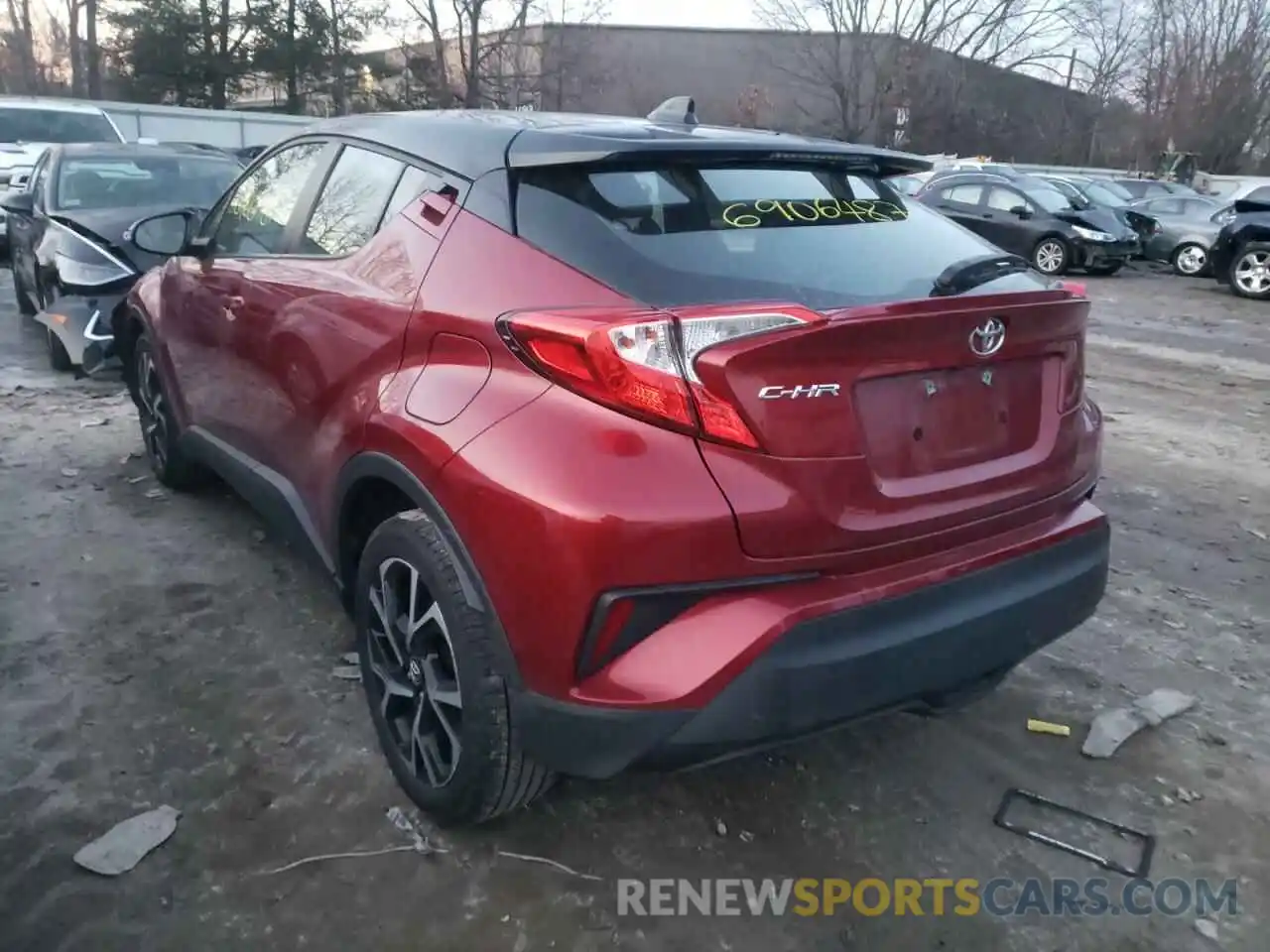 3 Photograph of a damaged car NMTKHMBX2KR081617 TOYOTA C-HR 2019