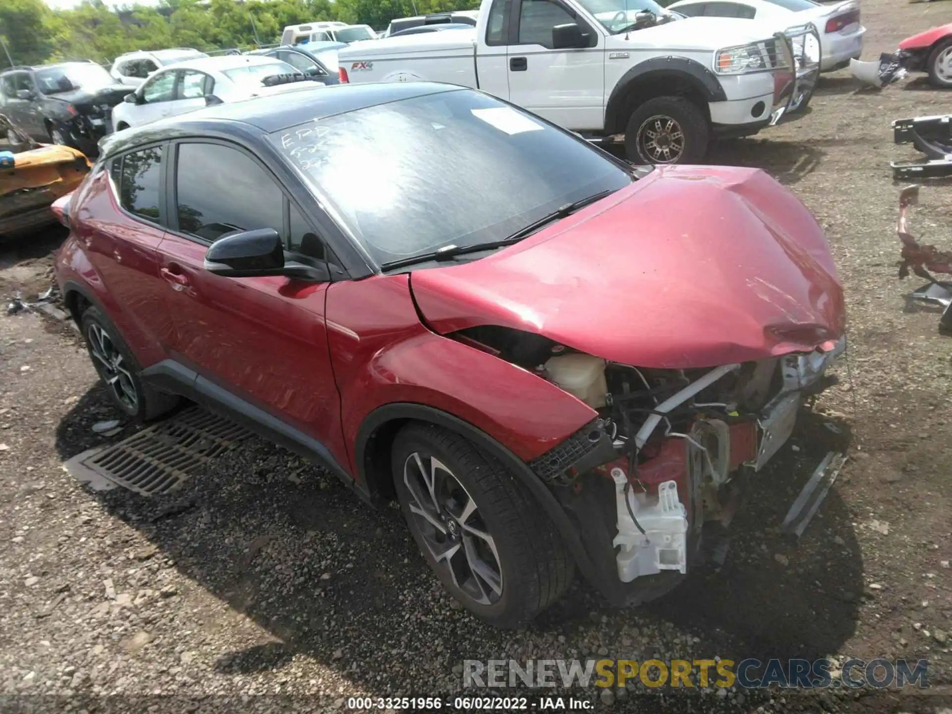 1 Photograph of a damaged car NMTKHMBX2KR082508 TOYOTA C-HR 2019