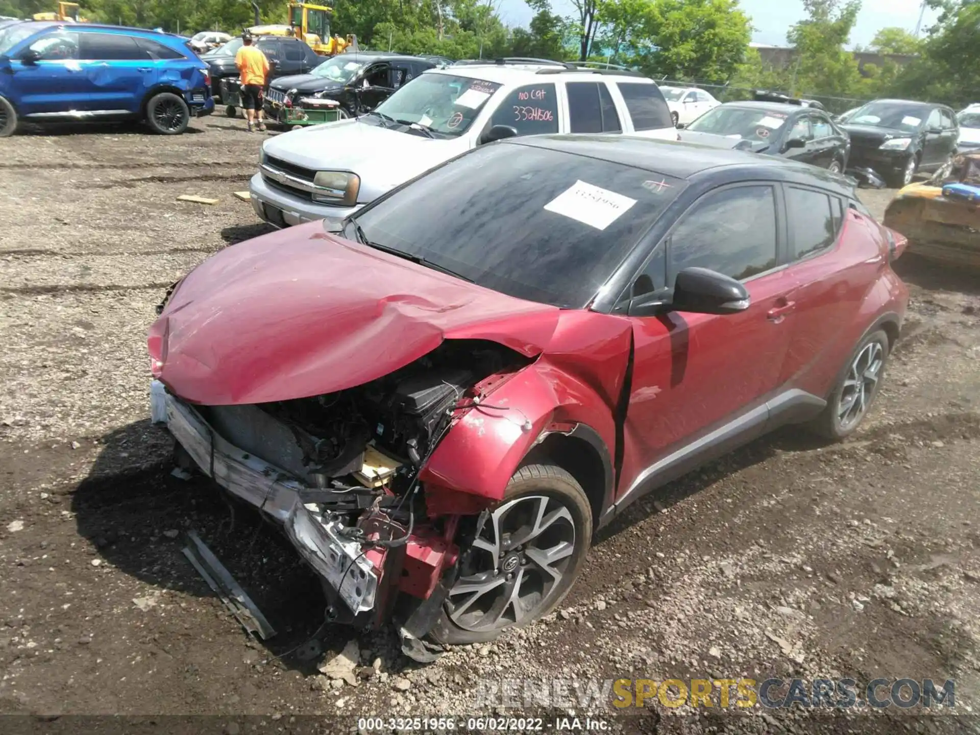 2 Photograph of a damaged car NMTKHMBX2KR082508 TOYOTA C-HR 2019