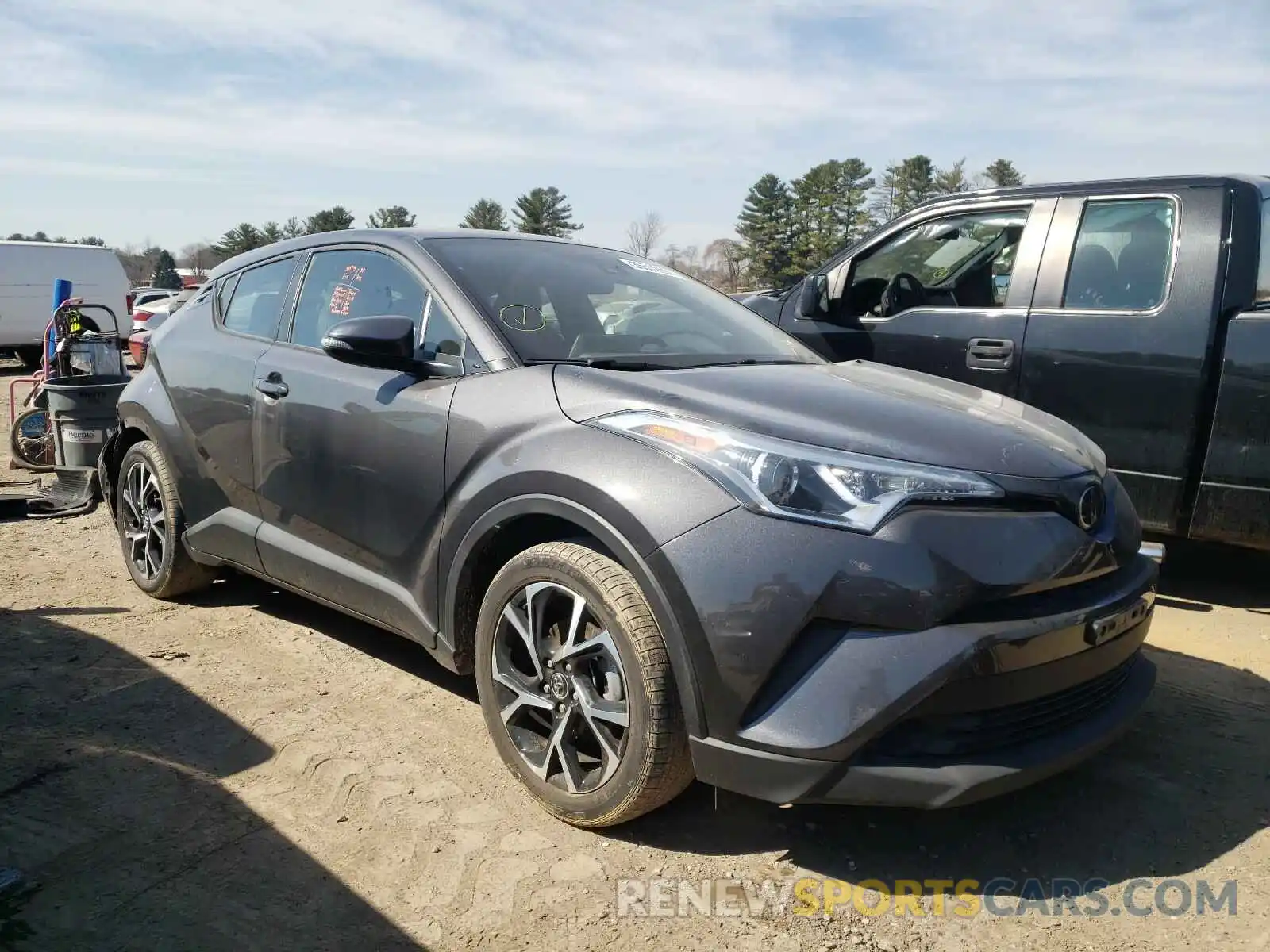 1 Photograph of a damaged car NMTKHMBX2KR083075 TOYOTA C-HR 2019