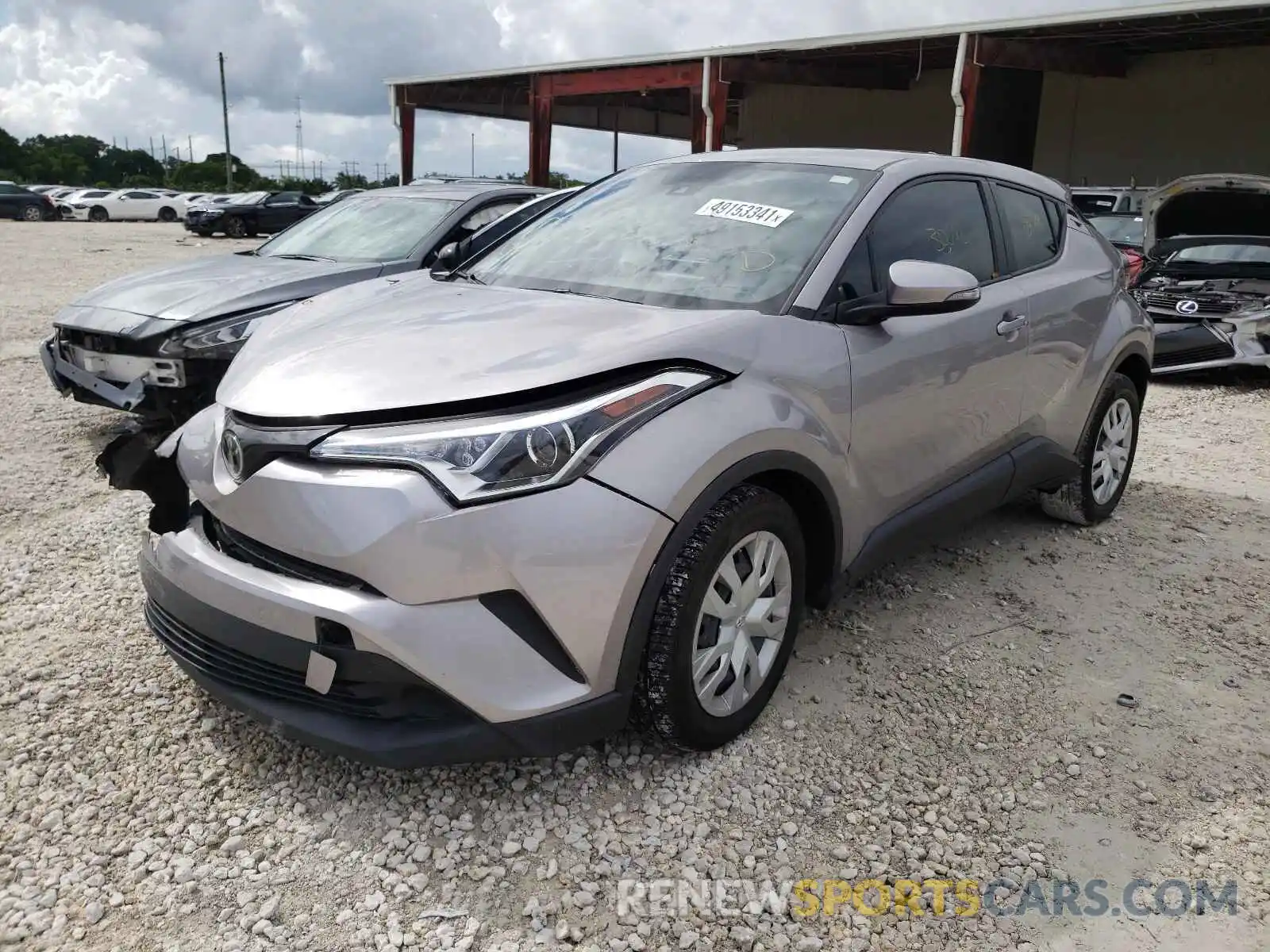 2 Фотография поврежденного автомобиля NMTKHMBX2KR084274 TOYOTA C-HR 2019