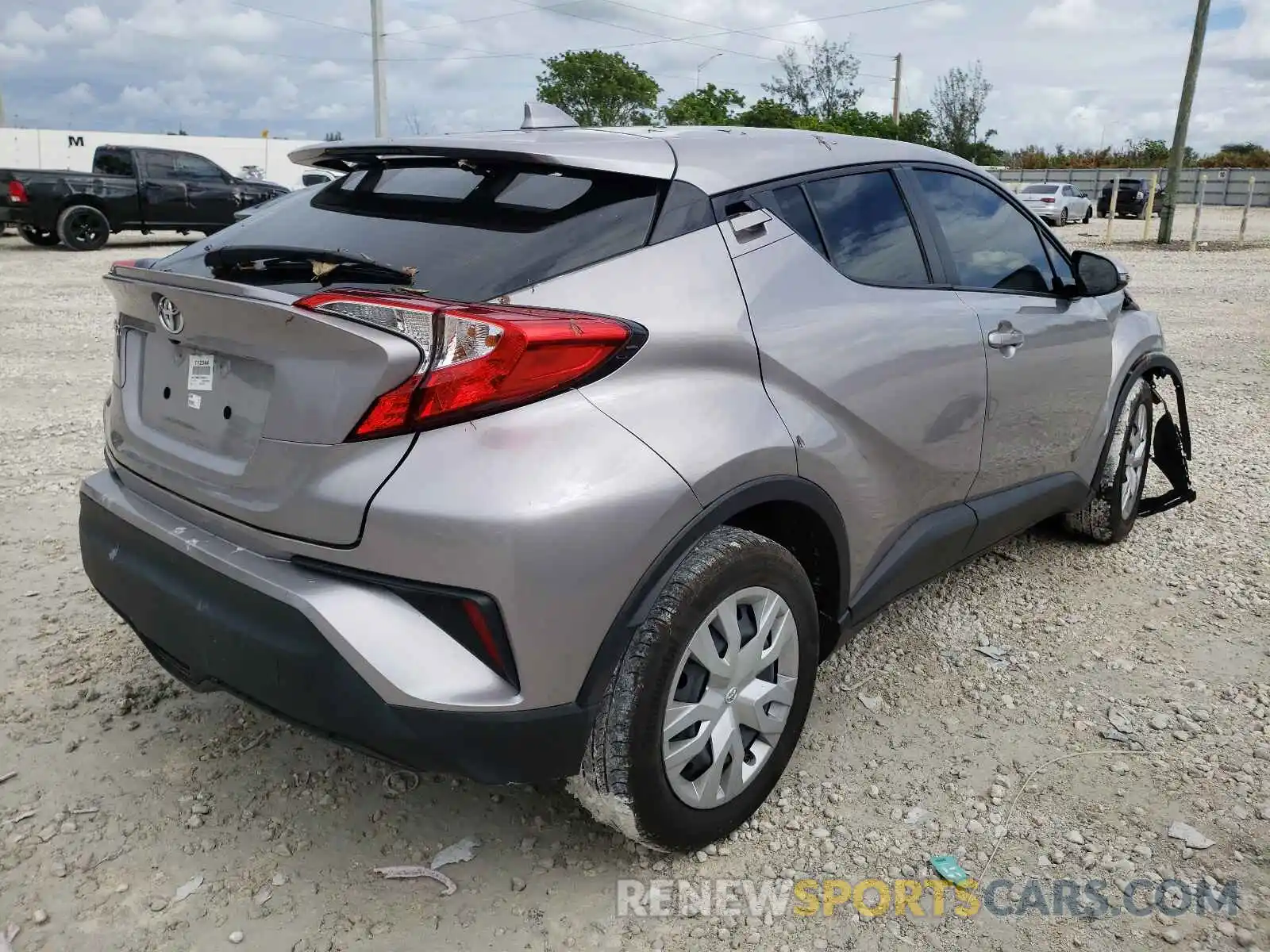 4 Photograph of a damaged car NMTKHMBX2KR084274 TOYOTA C-HR 2019