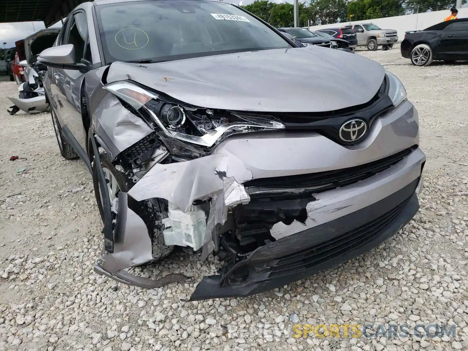 9 Photograph of a damaged car NMTKHMBX2KR084274 TOYOTA C-HR 2019