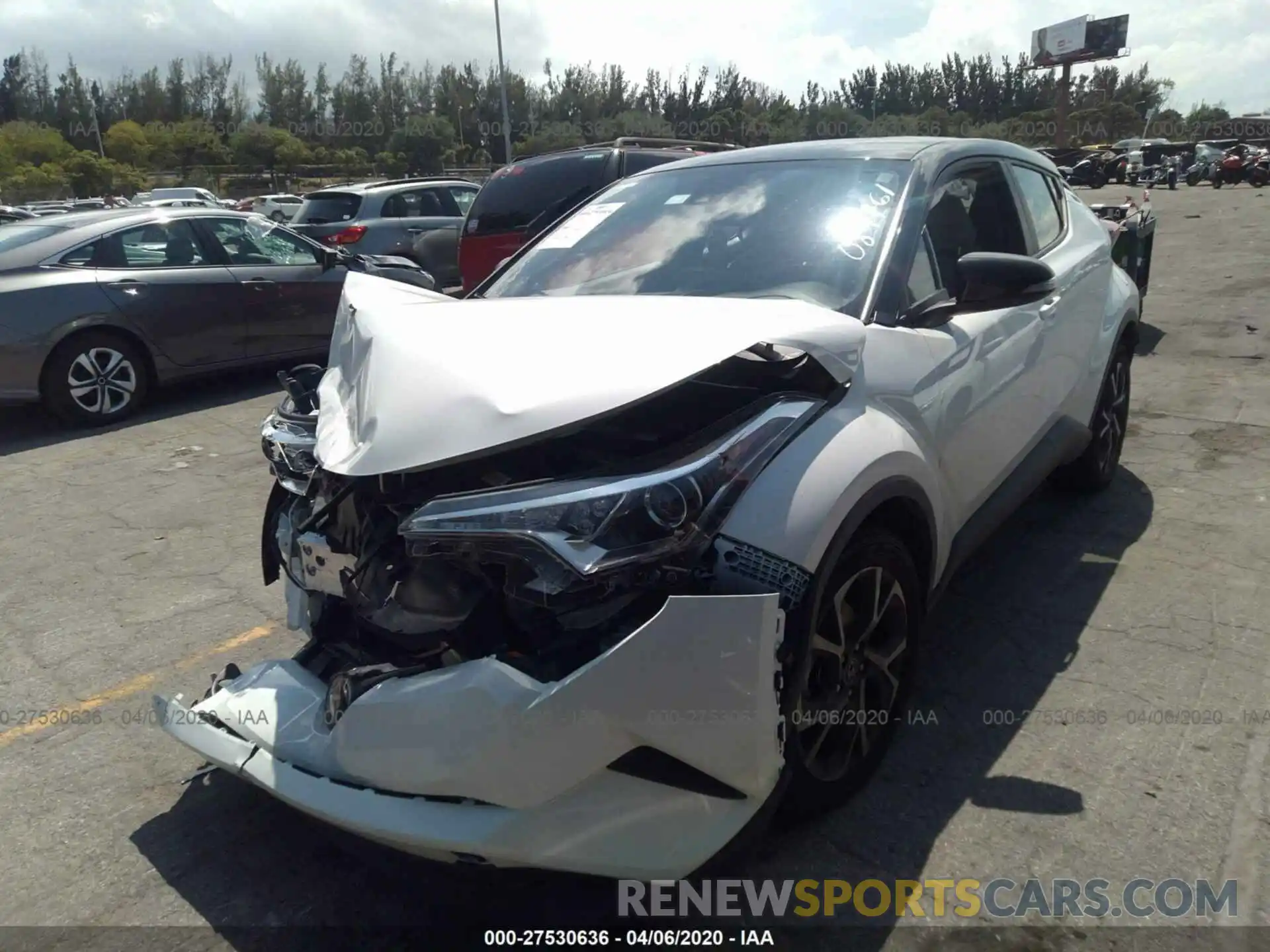 2 Photograph of a damaged car NMTKHMBX2KR084761 TOYOTA C-HR 2019