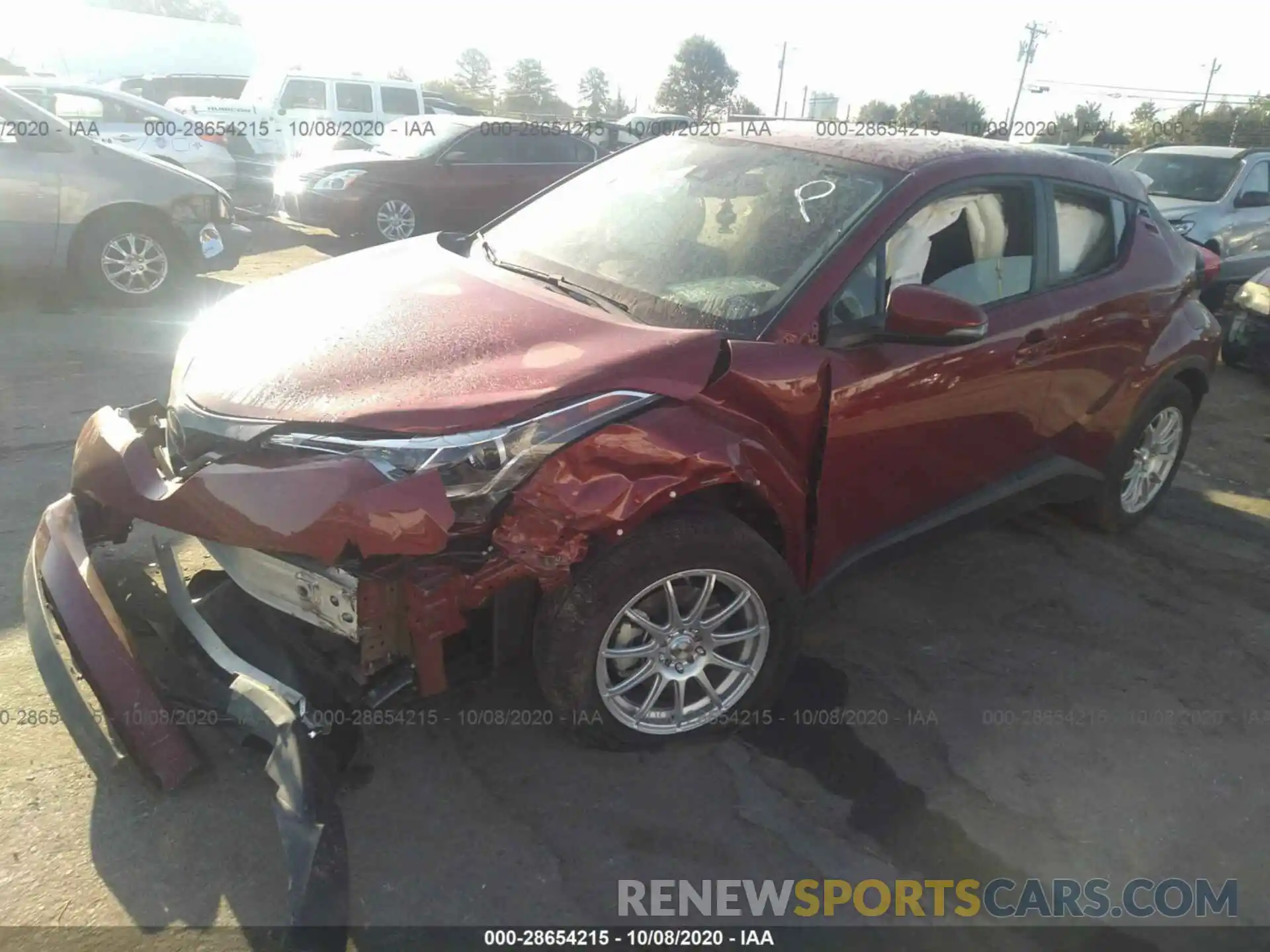 2 Photograph of a damaged car NMTKHMBX2KR085182 TOYOTA C-HR 2019