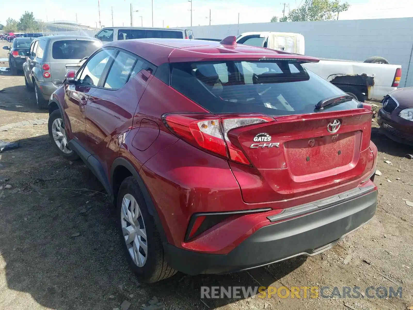 3 Photograph of a damaged car NMTKHMBX2KR085201 TOYOTA C-HR 2019