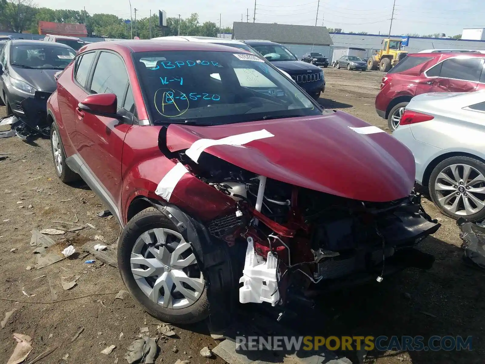 9 Photograph of a damaged car NMTKHMBX2KR085201 TOYOTA C-HR 2019