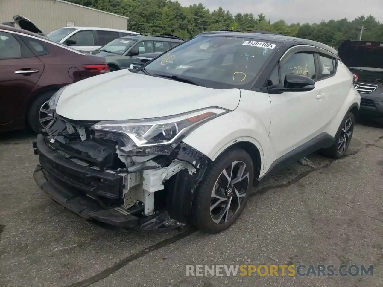 2 Photograph of a damaged car NMTKHMBX2KR085375 TOYOTA C-HR 2019