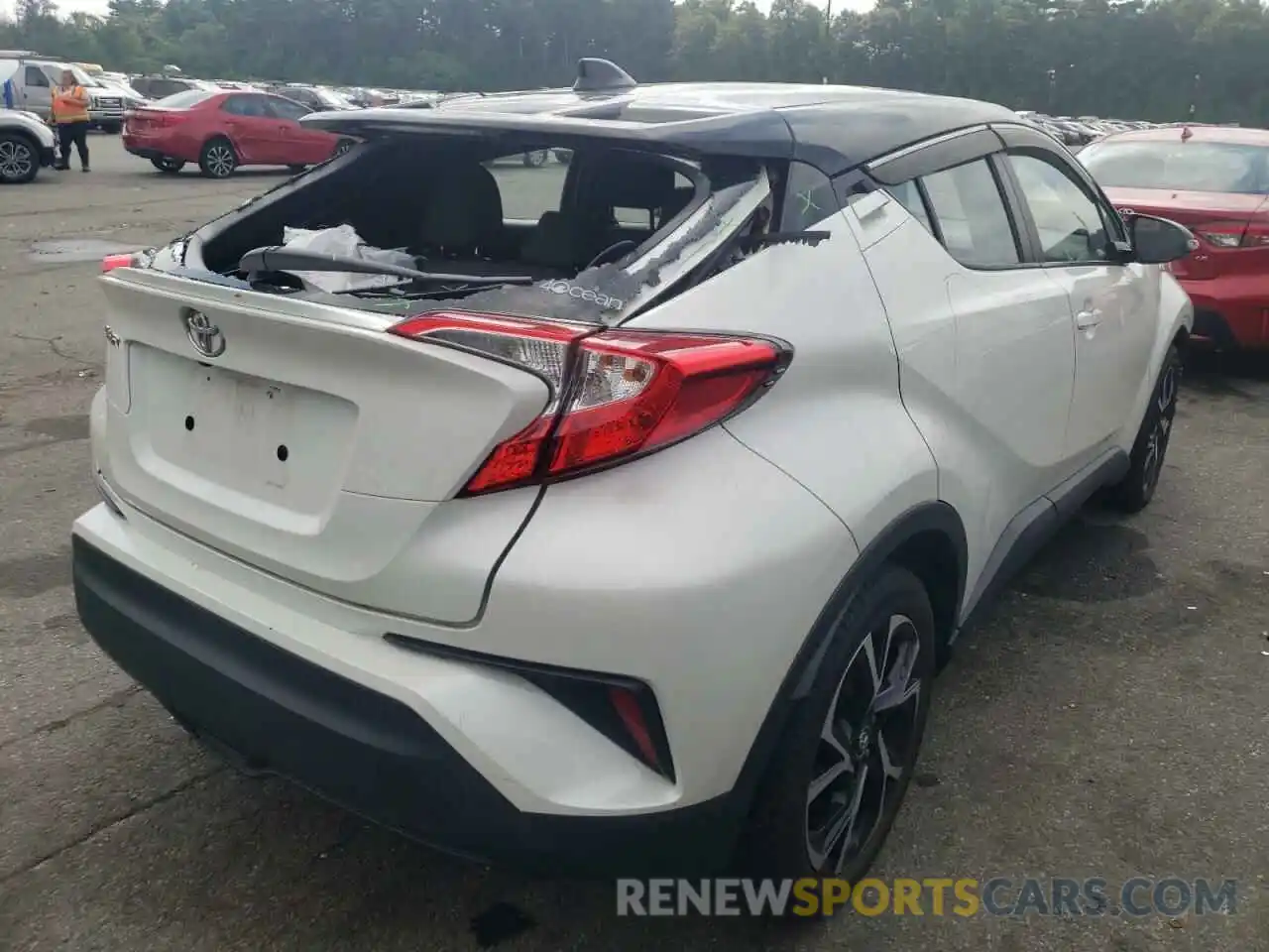 4 Photograph of a damaged car NMTKHMBX2KR085375 TOYOTA C-HR 2019