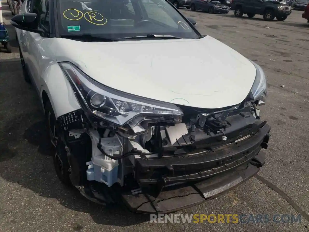 9 Photograph of a damaged car NMTKHMBX2KR085375 TOYOTA C-HR 2019