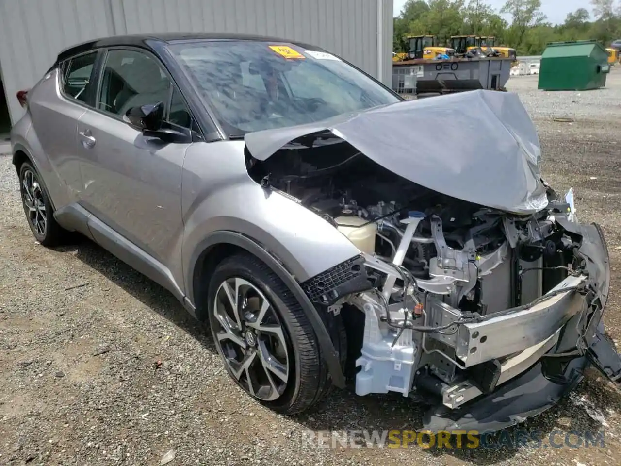 1 Photograph of a damaged car NMTKHMBX2KR085666 TOYOTA C-HR 2019