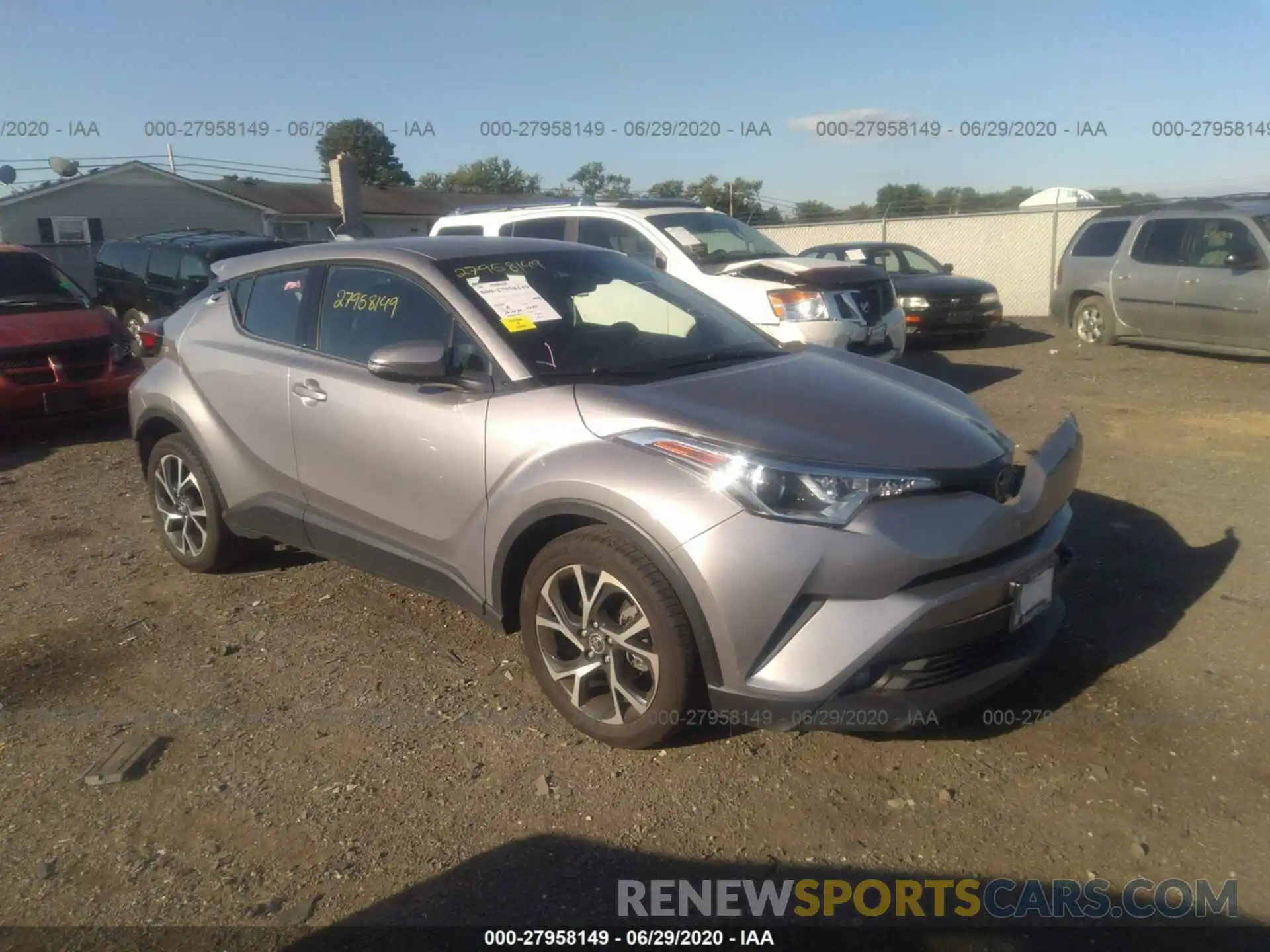 1 Photograph of a damaged car NMTKHMBX2KR086834 TOYOTA C-HR 2019