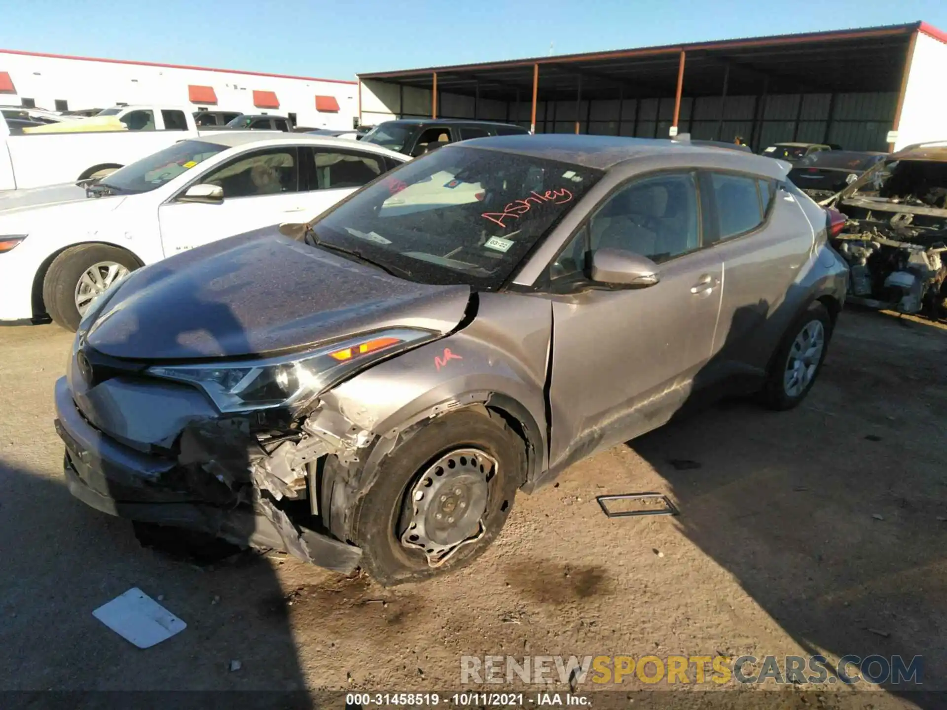 2 Photograph of a damaged car NMTKHMBX2KR087434 TOYOTA C-HR 2019