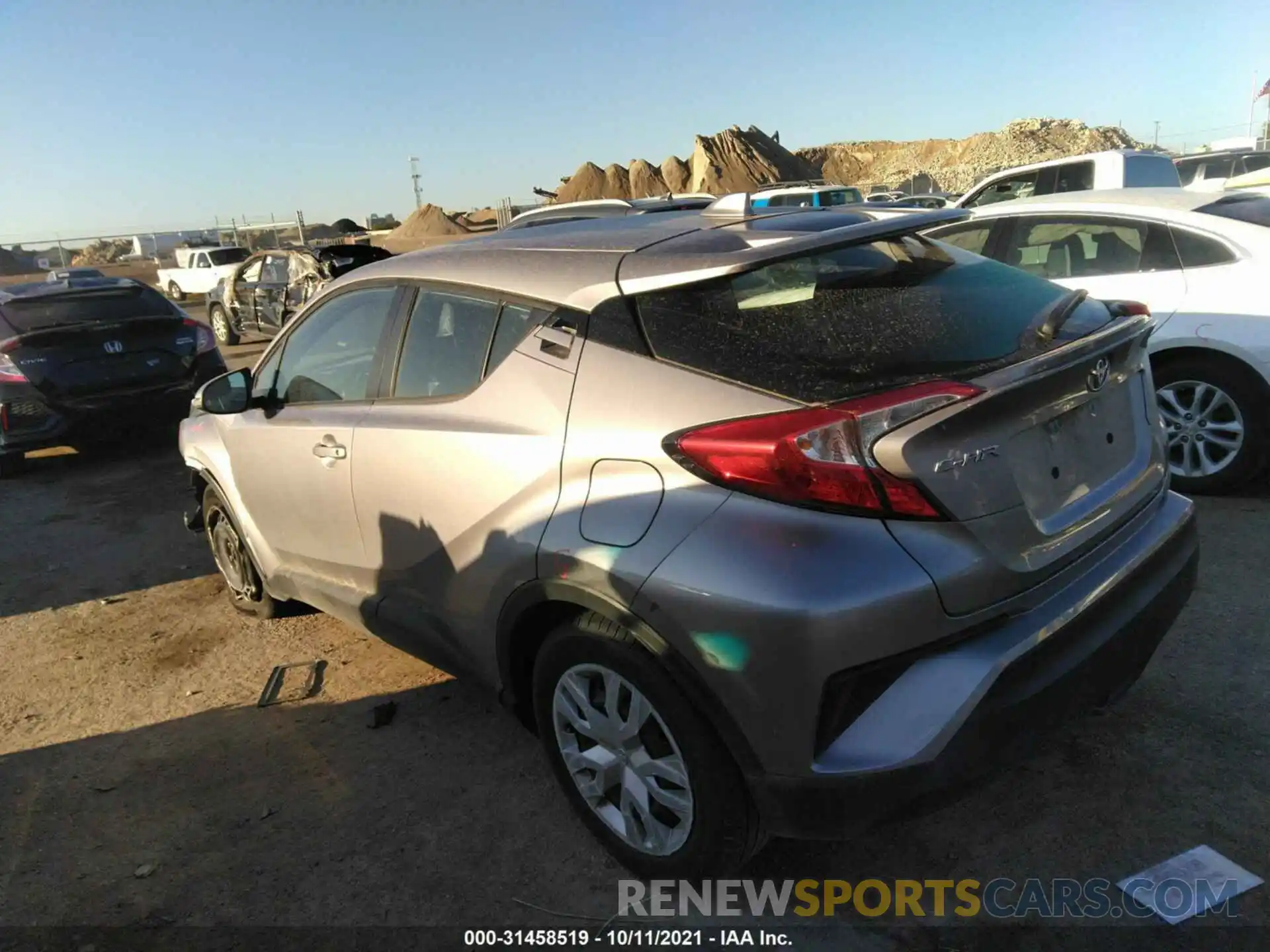 3 Photograph of a damaged car NMTKHMBX2KR087434 TOYOTA C-HR 2019