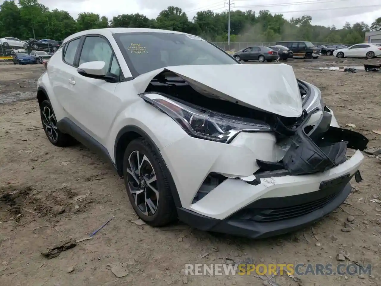 1 Photograph of a damaged car NMTKHMBX2KR087918 TOYOTA C-HR 2019