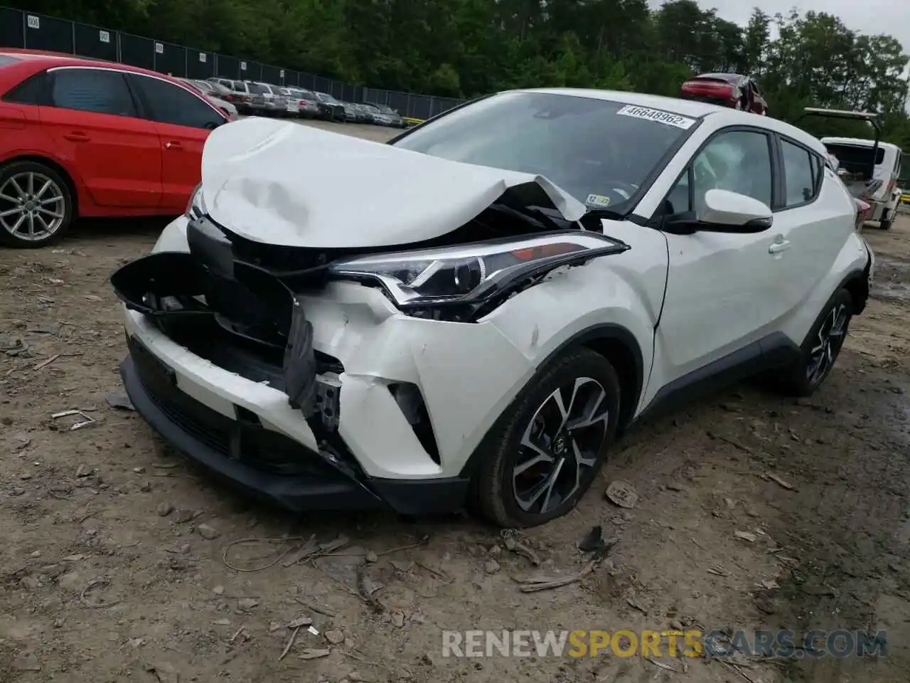 2 Фотография поврежденного автомобиля NMTKHMBX2KR087918 TOYOTA C-HR 2019