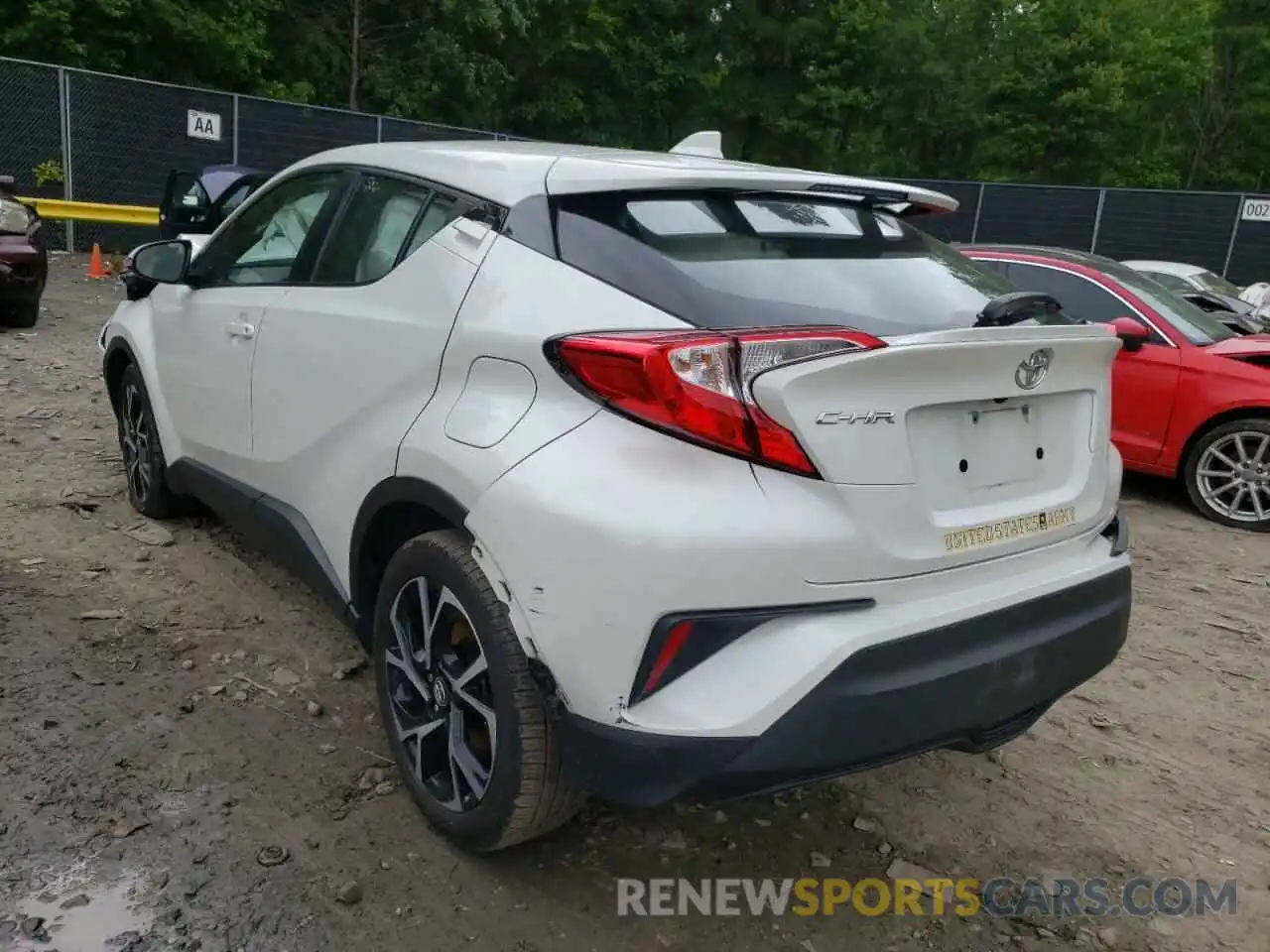 3 Photograph of a damaged car NMTKHMBX2KR087918 TOYOTA C-HR 2019