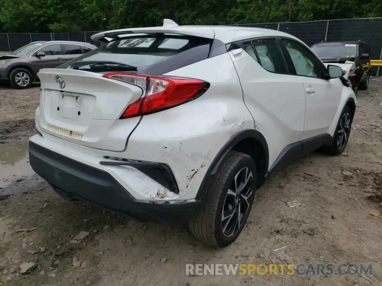 4 Photograph of a damaged car NMTKHMBX2KR087918 TOYOTA C-HR 2019