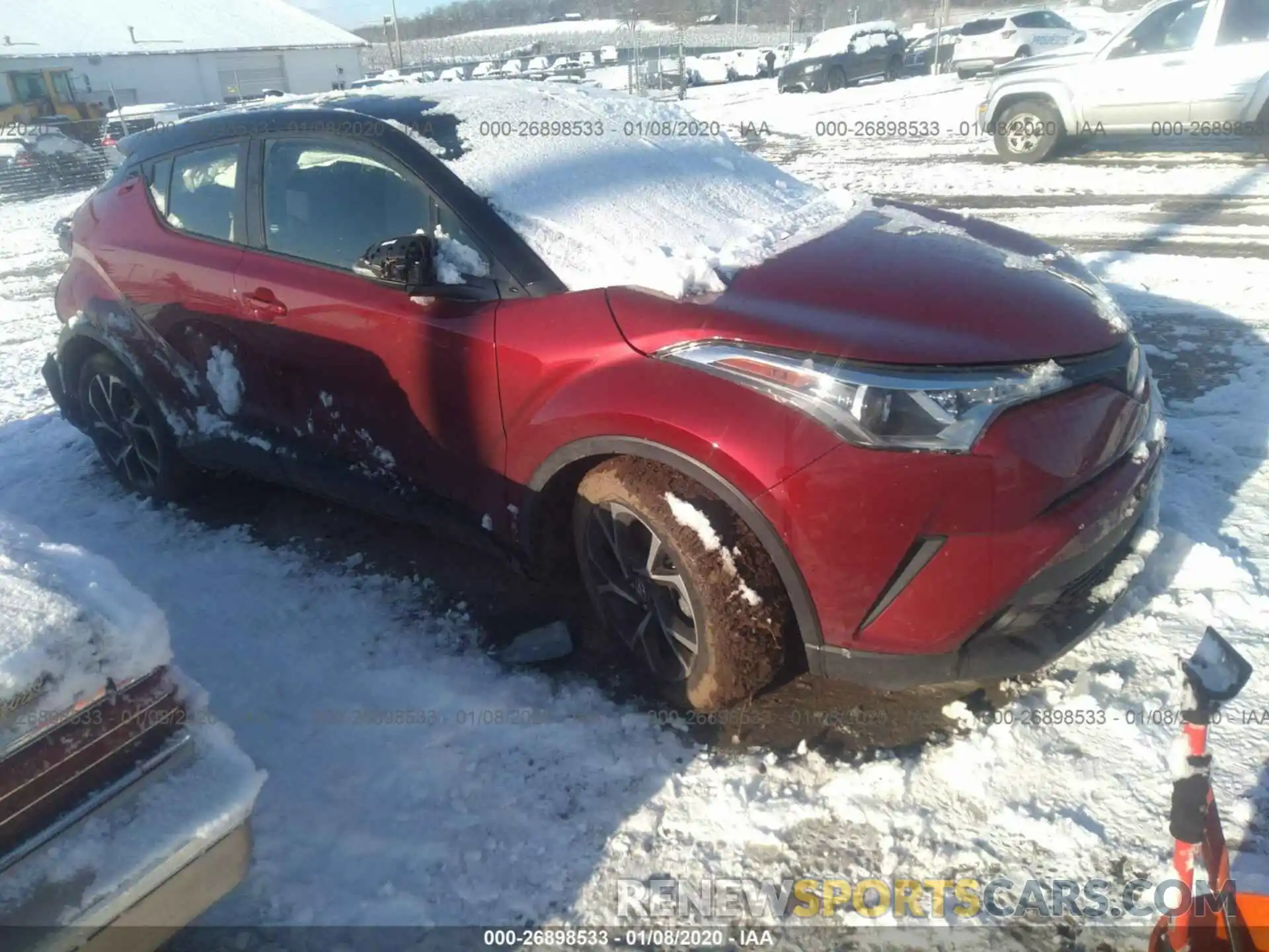 1 Фотография поврежденного автомобиля NMTKHMBX2KR087952 TOYOTA C-HR 2019