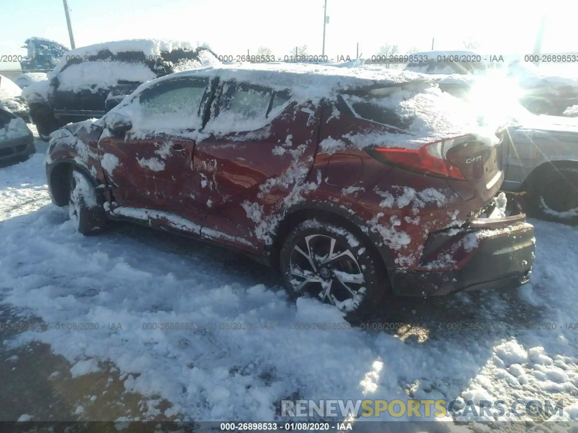 3 Photograph of a damaged car NMTKHMBX2KR087952 TOYOTA C-HR 2019