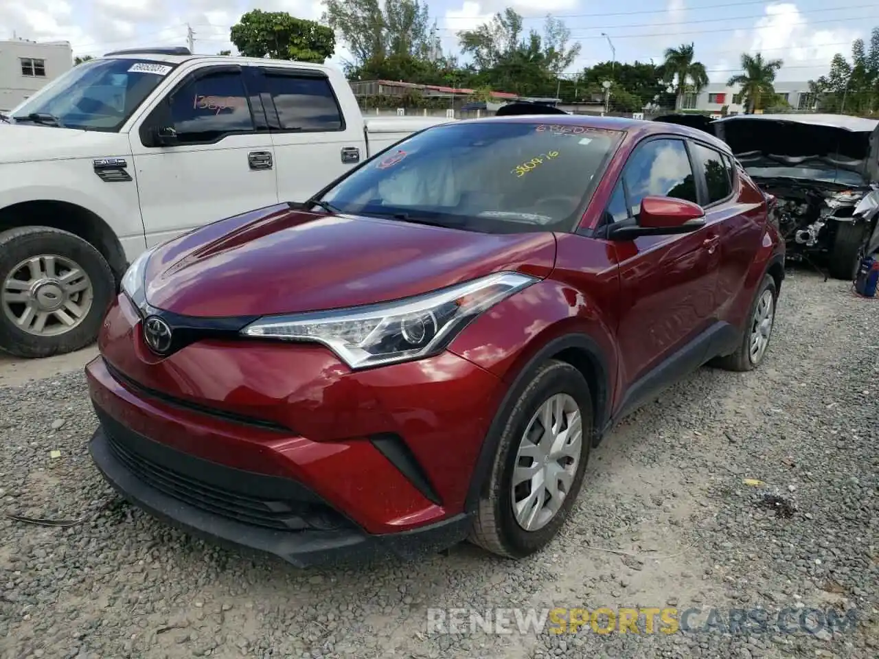 2 Photograph of a damaged car NMTKHMBX2KR089054 TOYOTA C-HR 2019