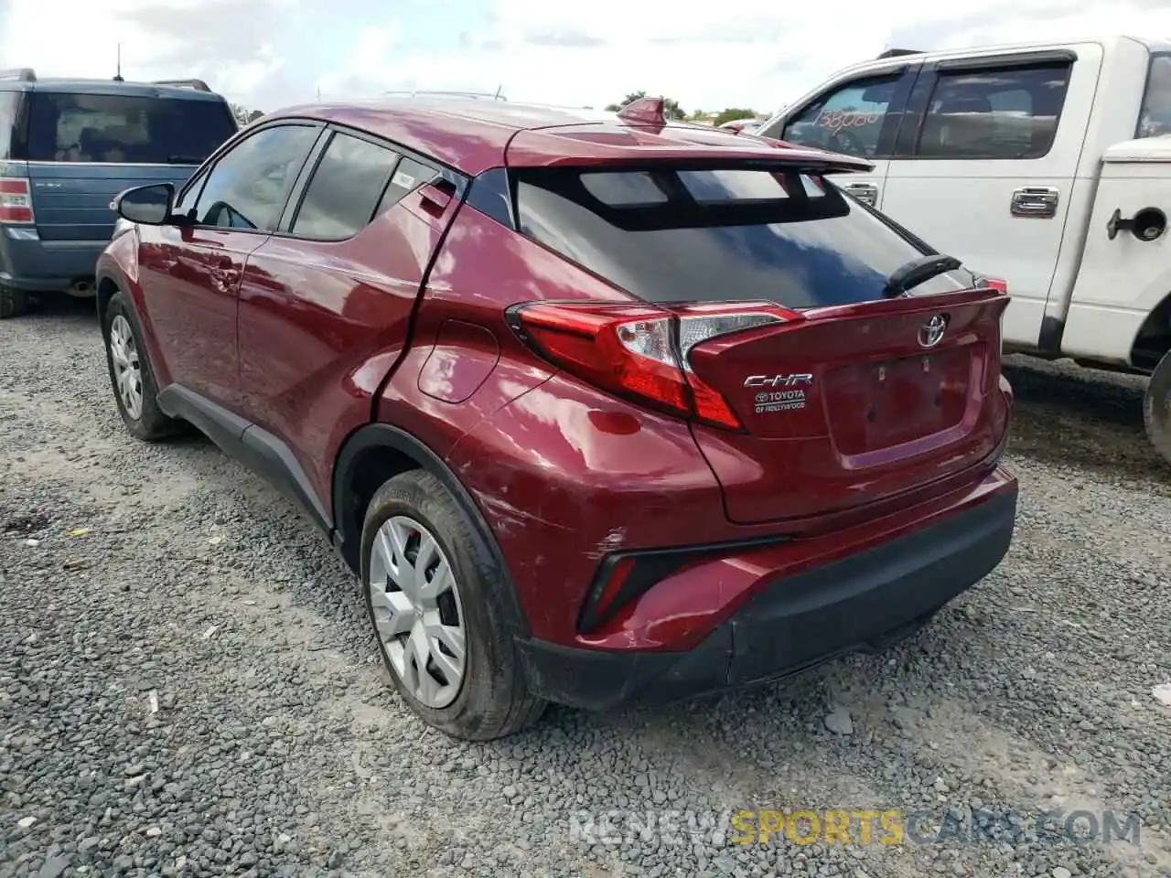 3 Photograph of a damaged car NMTKHMBX2KR089054 TOYOTA C-HR 2019