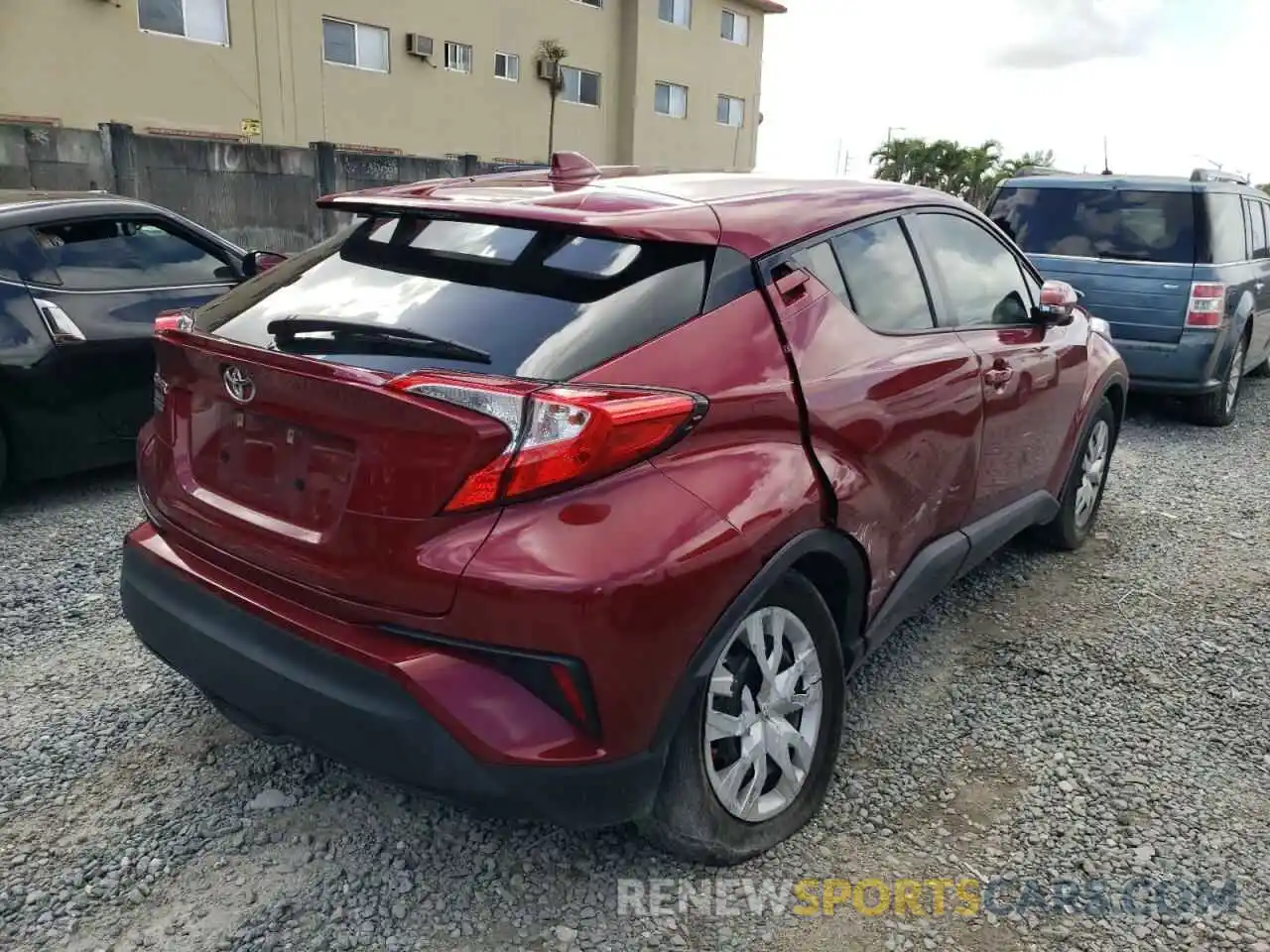 4 Photograph of a damaged car NMTKHMBX2KR089054 TOYOTA C-HR 2019