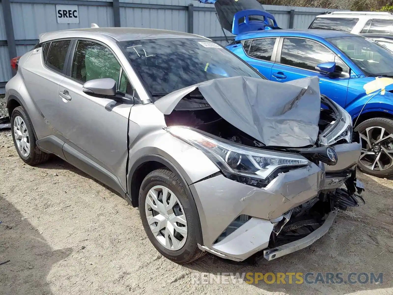 1 Photograph of a damaged car NMTKHMBX2KR089183 TOYOTA C-HR 2019