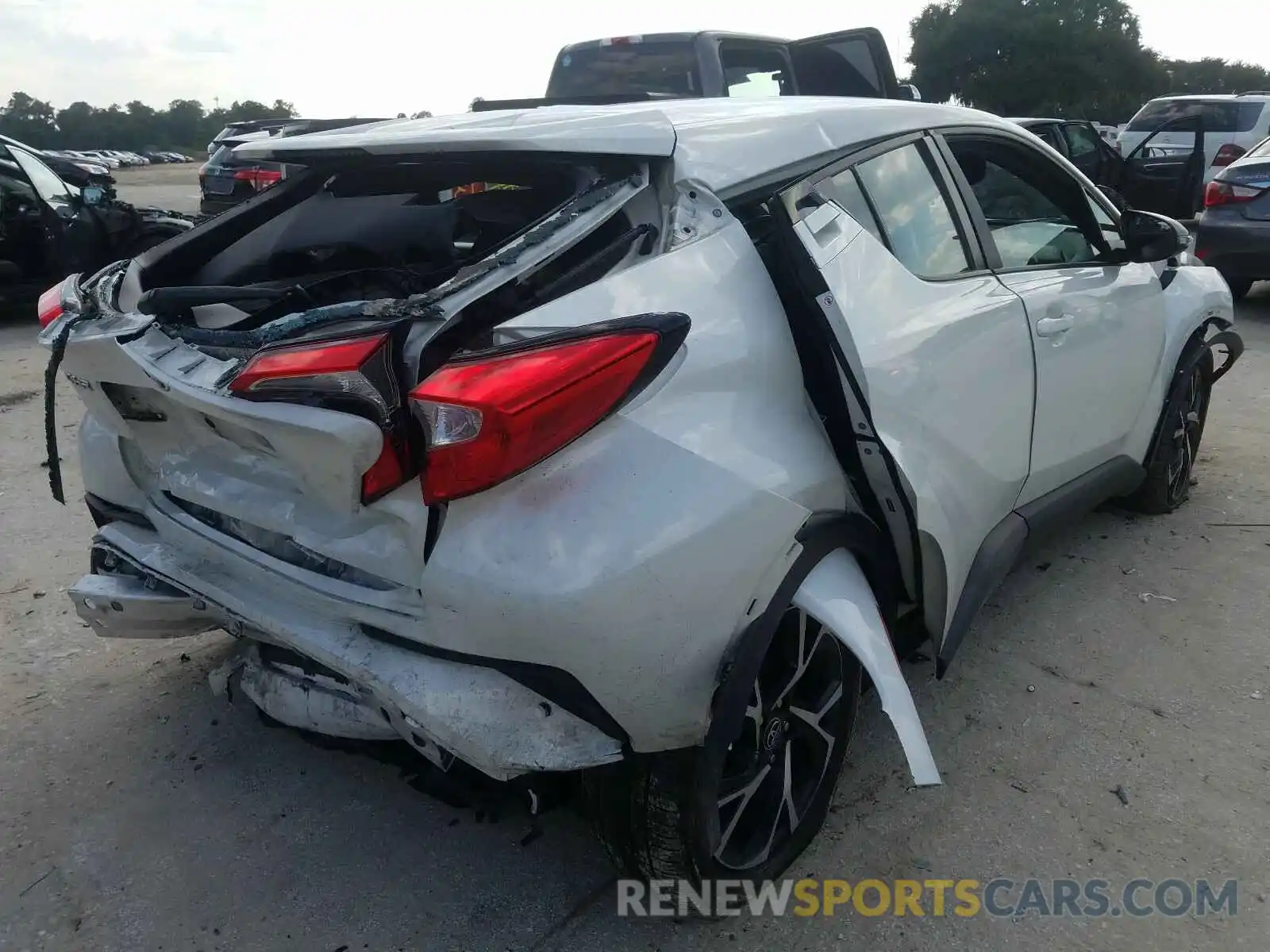 4 Photograph of a damaged car NMTKHMBX2KR090463 TOYOTA C-HR 2019