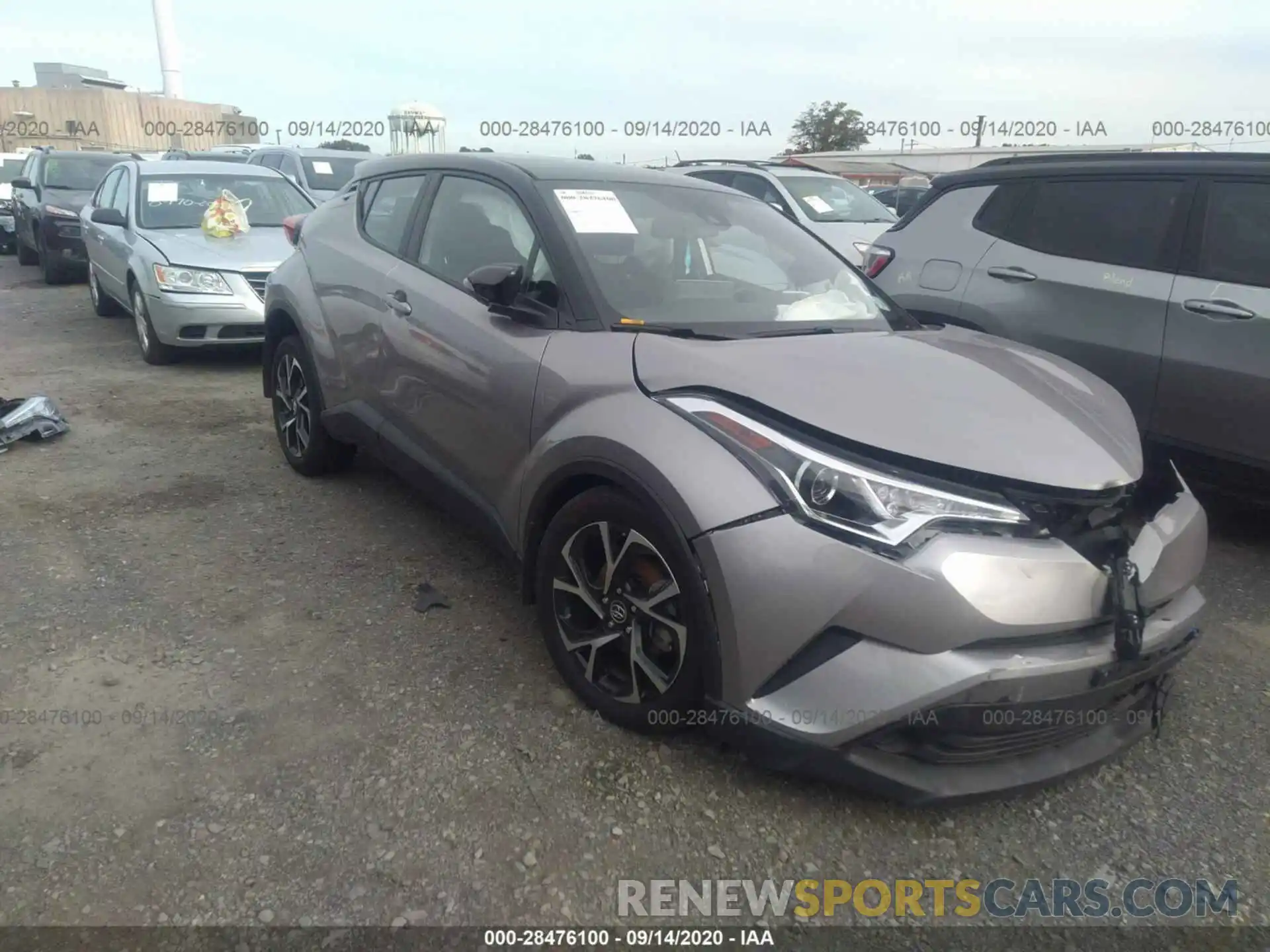 1 Фотография поврежденного автомобиля NMTKHMBX2KR091158 TOYOTA C-HR 2019