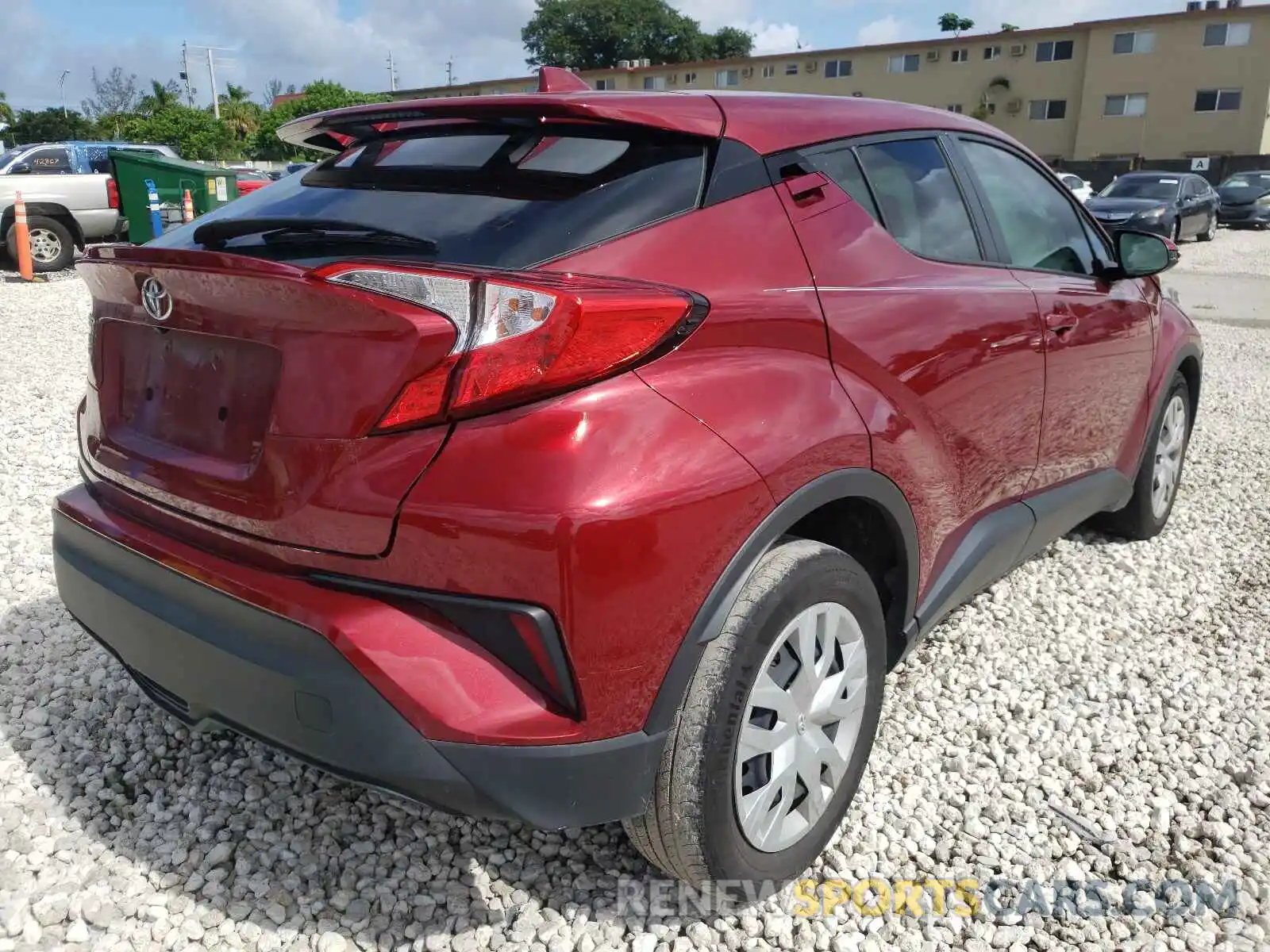 4 Фотография поврежденного автомобиля NMTKHMBX2KR092178 TOYOTA C-HR 2019