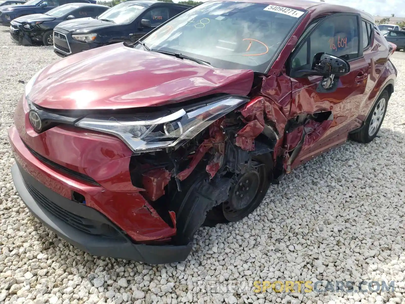 9 Photograph of a damaged car NMTKHMBX2KR092178 TOYOTA C-HR 2019