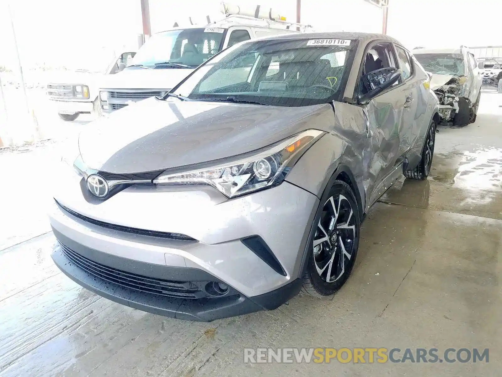 2 Photograph of a damaged car NMTKHMBX2KR093511 TOYOTA C-HR 2019